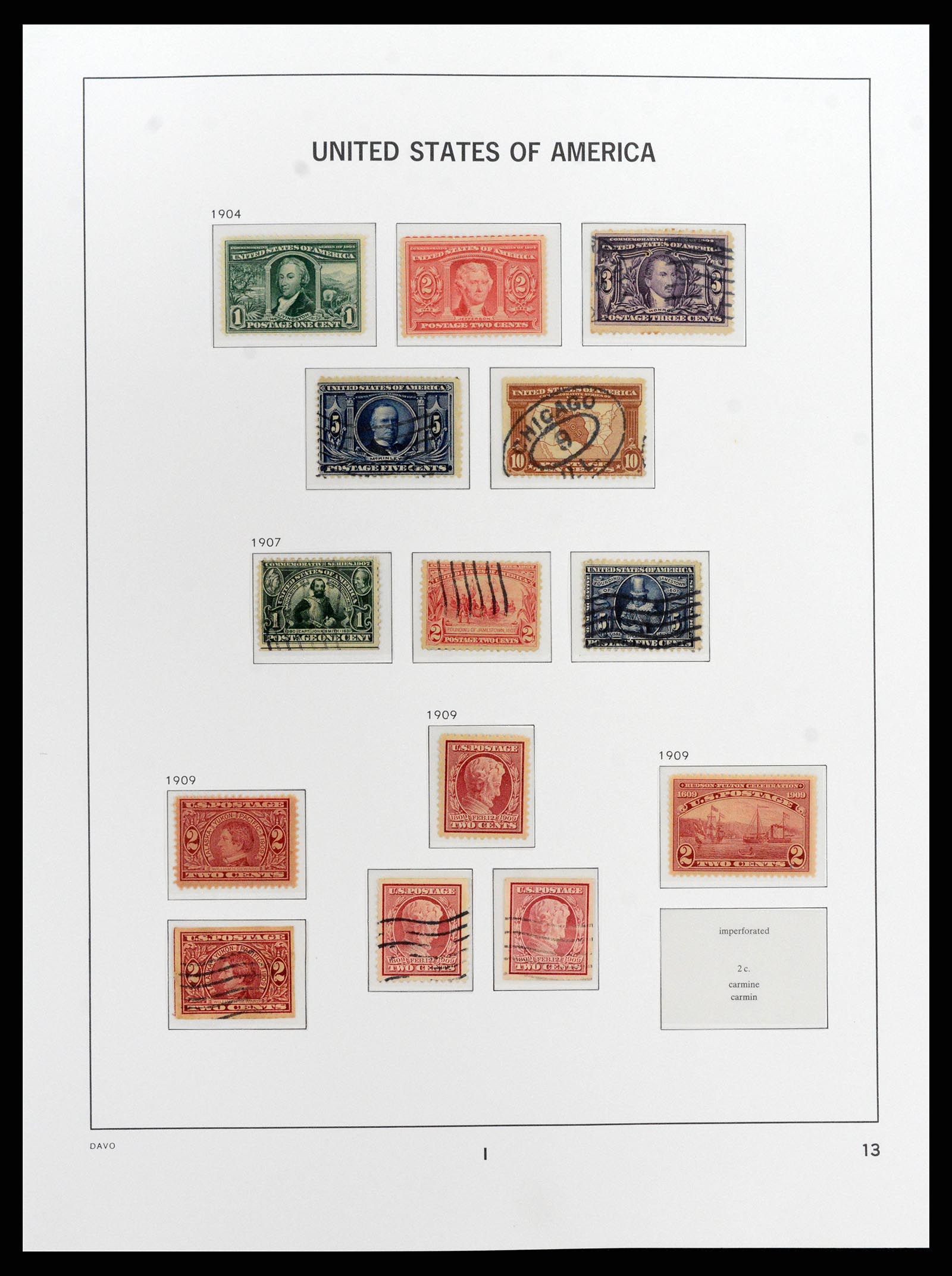 37810 017 - Postzegelverzameling 37810 USA 1851-2000.