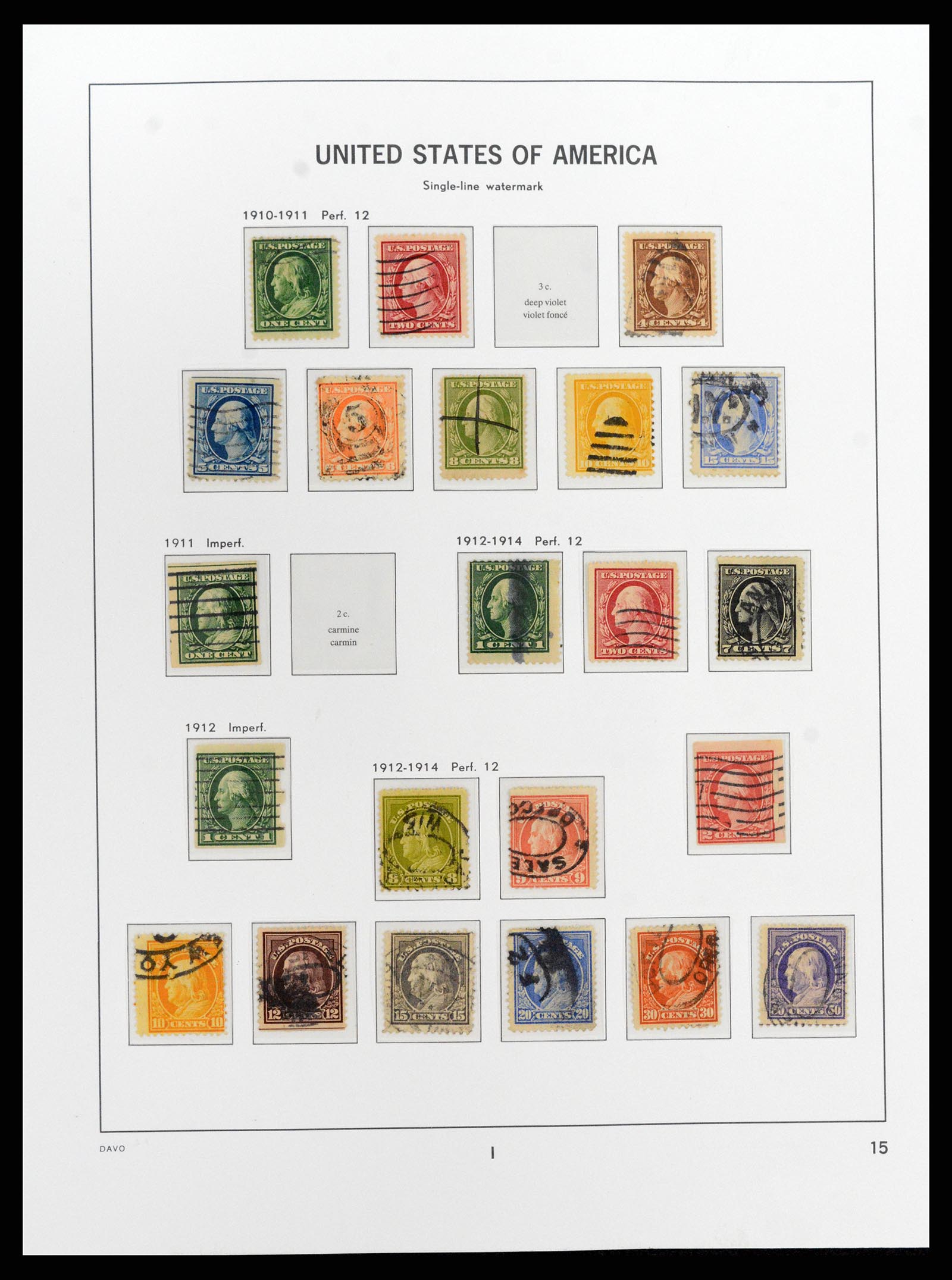 37810 020 - Postzegelverzameling 37810 USA 1851-2000.