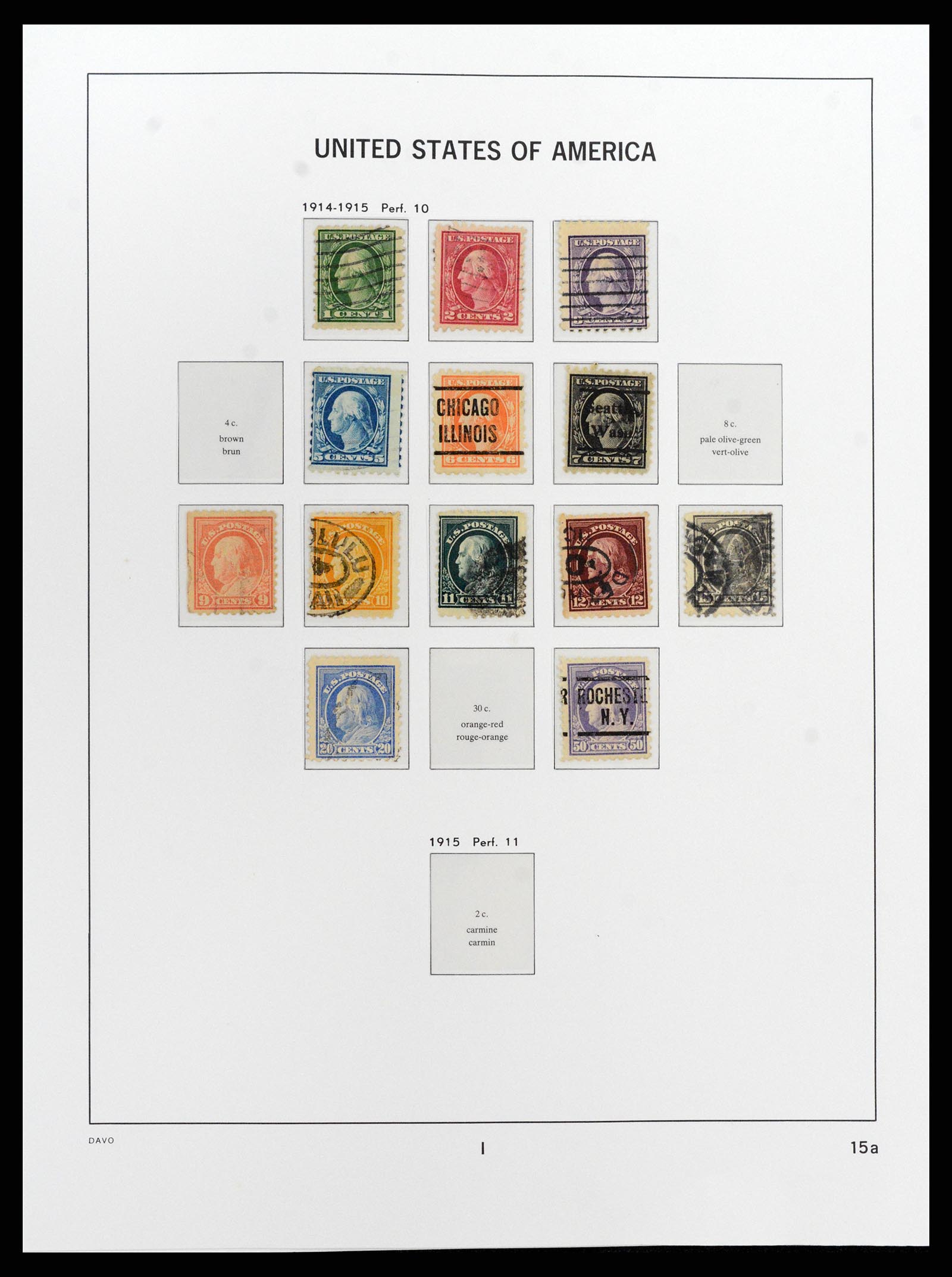 37810 021 - Postzegelverzameling 37810 USA 1851-2000.