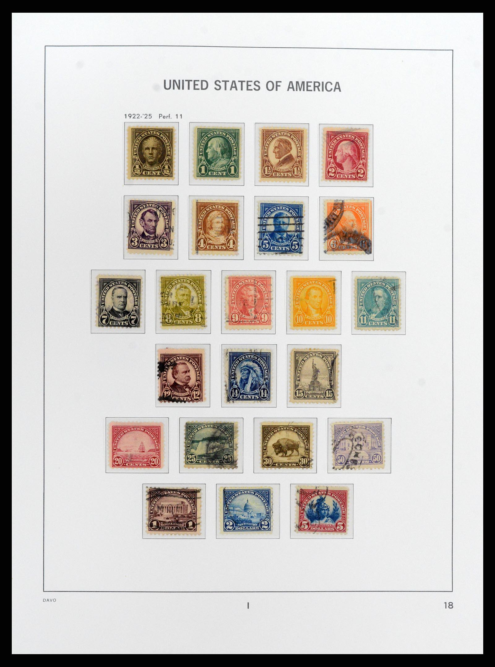 37810 027 - Postzegelverzameling 37810 USA 1851-2000.