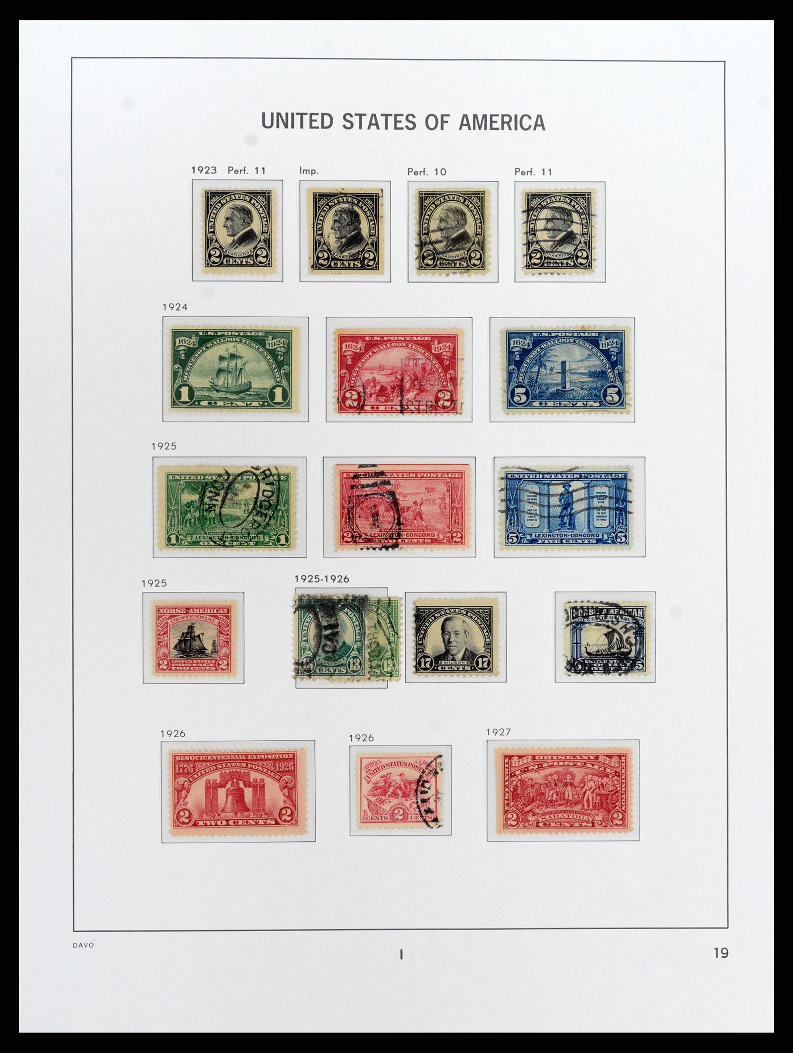 37810 030 - Postzegelverzameling 37810 USA 1851-2000.