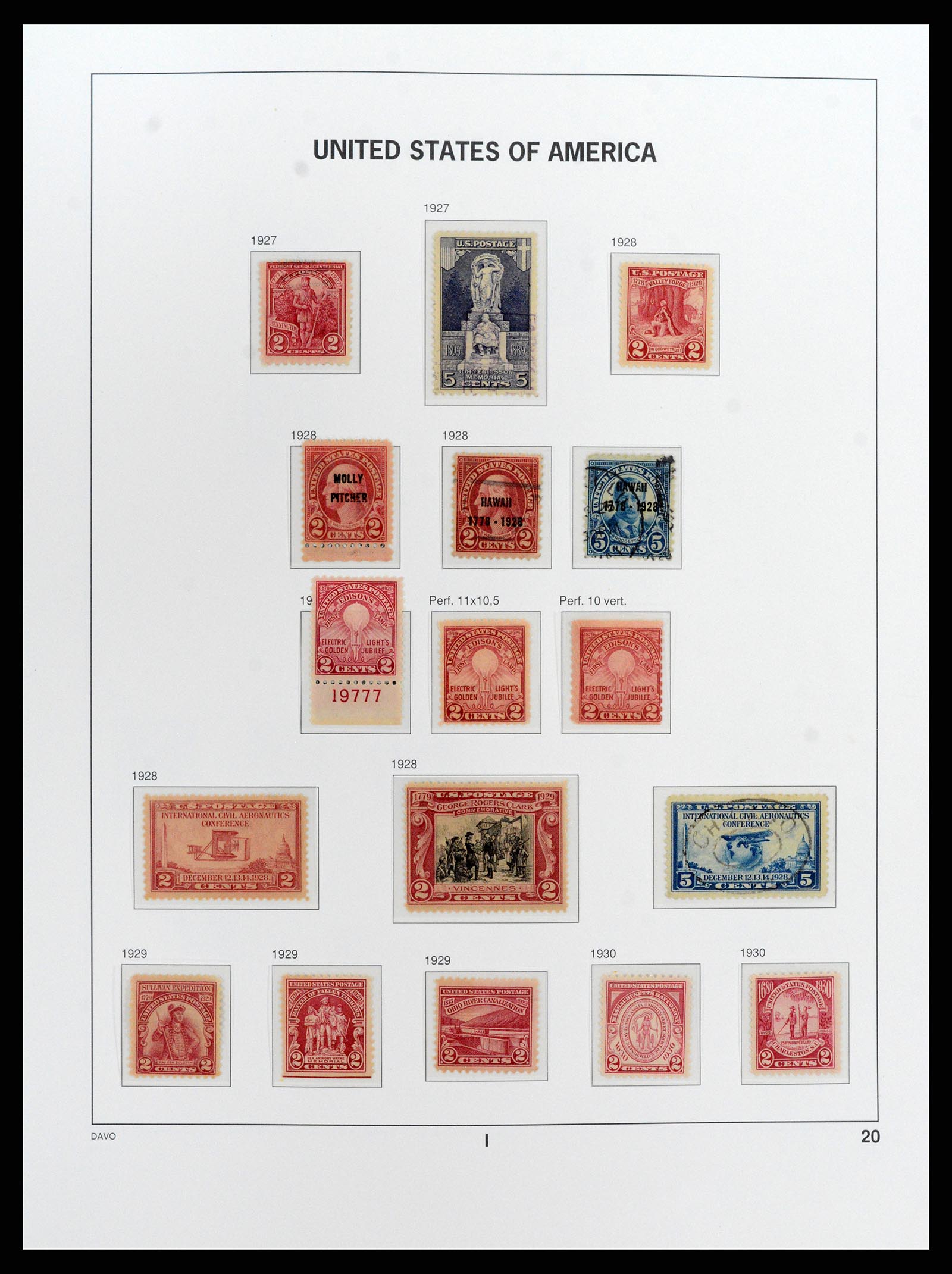 37810 031 - Postzegelverzameling 37810 USA 1851-2000.