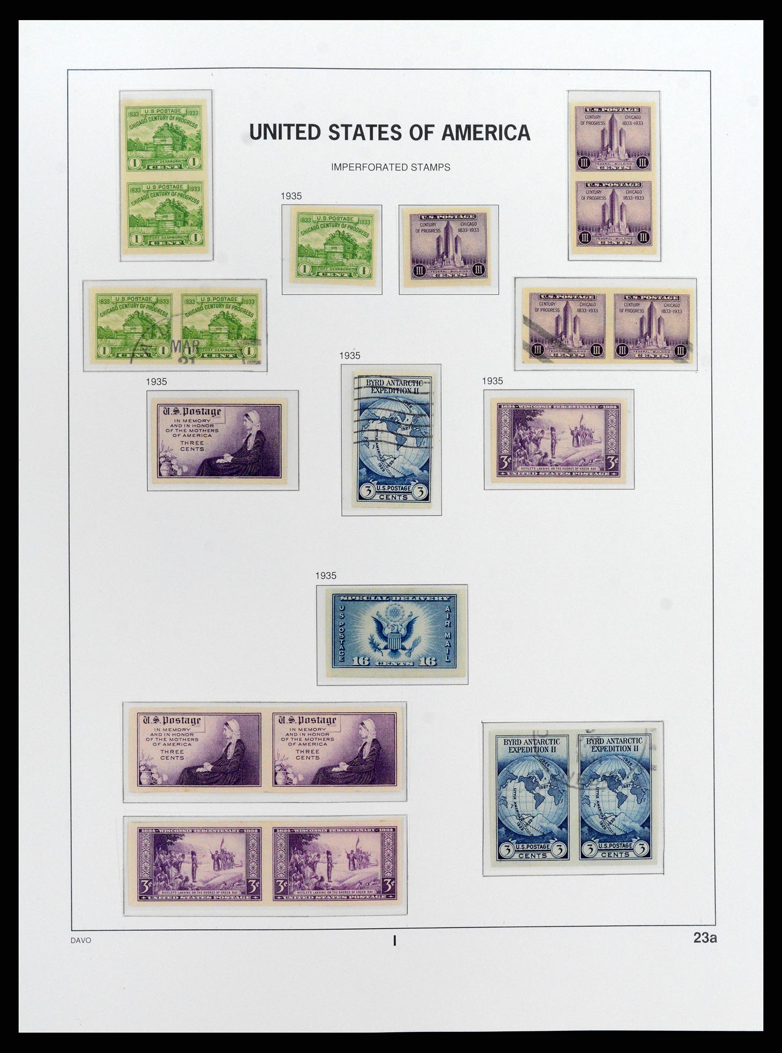 37810 036 - Postzegelverzameling 37810 USA 1851-2000.