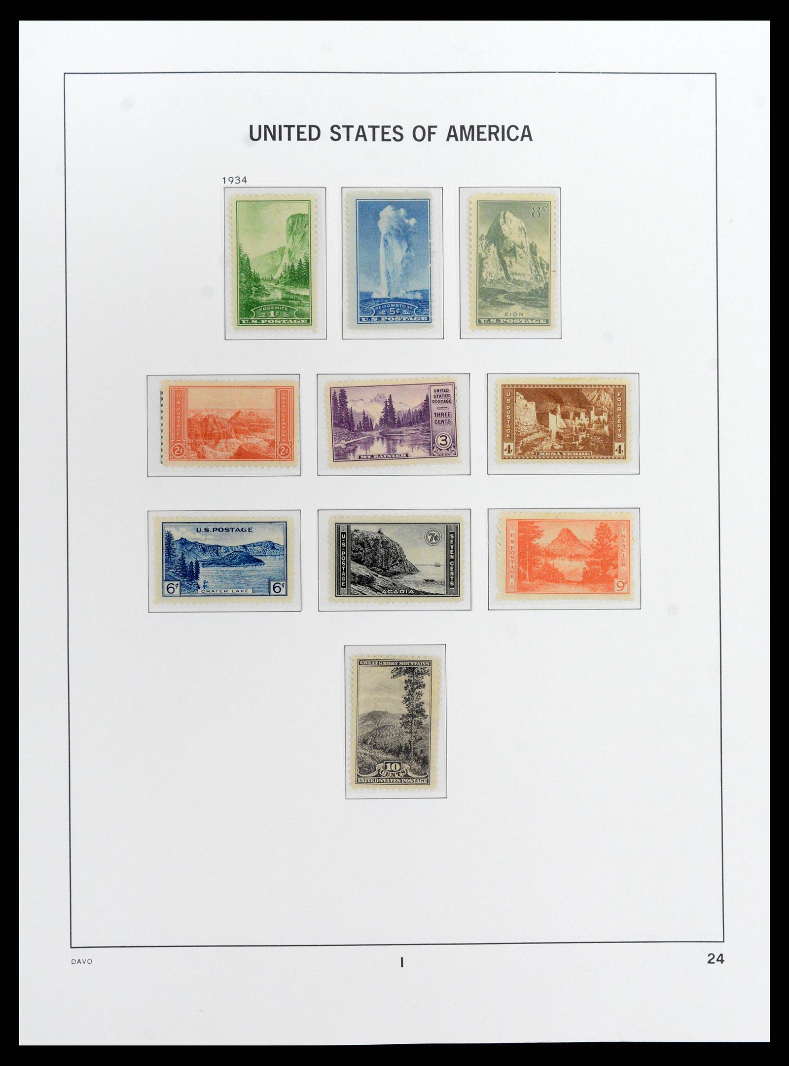 37810 037 - Postzegelverzameling 37810 USA 1851-2000.