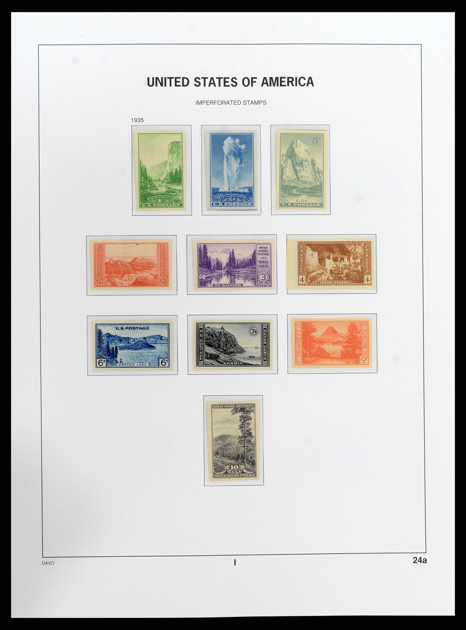 37810 038 - Postzegelverzameling 37810 USA 1851-2000.