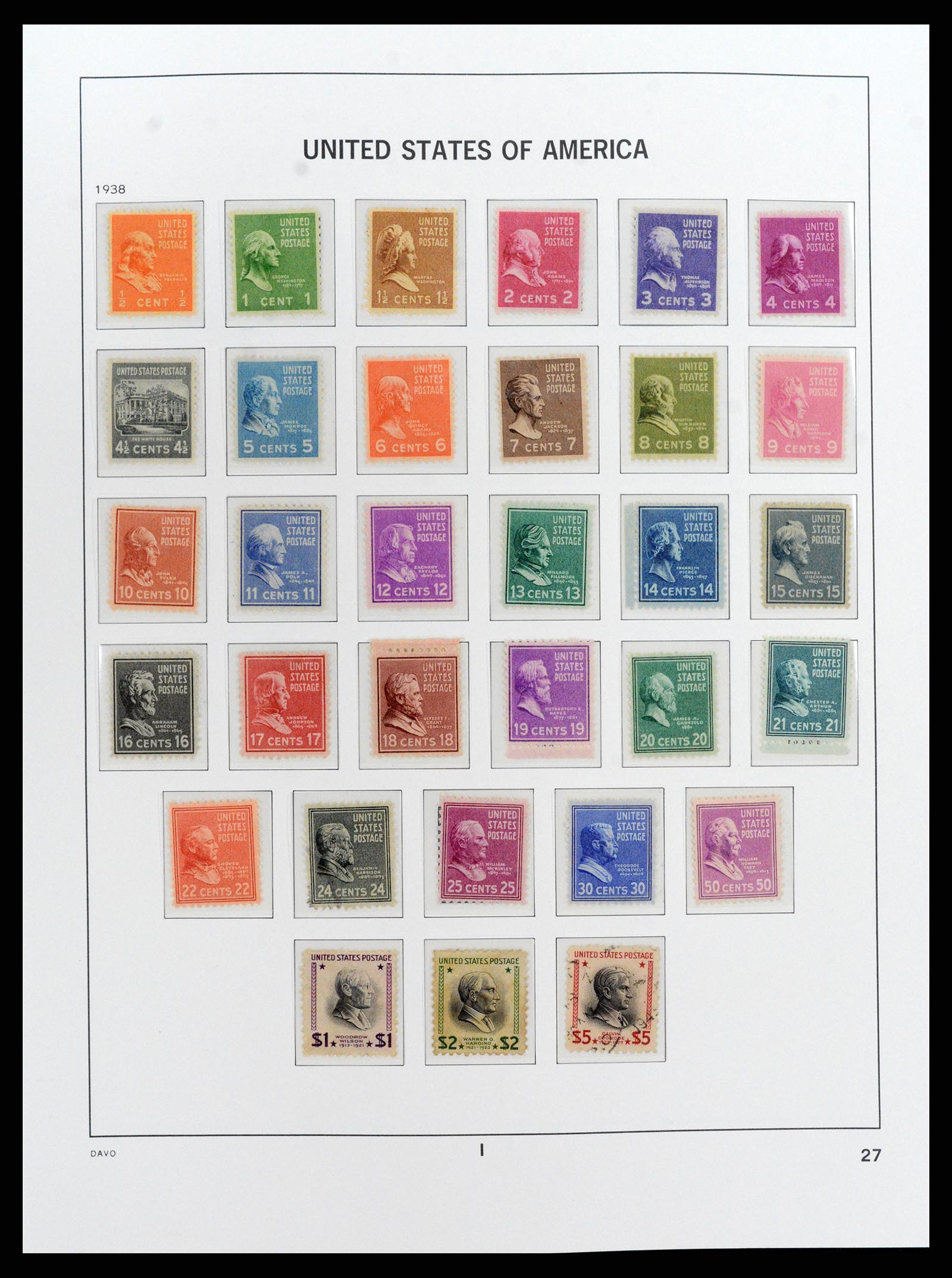 37810 041 - Postzegelverzameling 37810 USA 1851-2000.