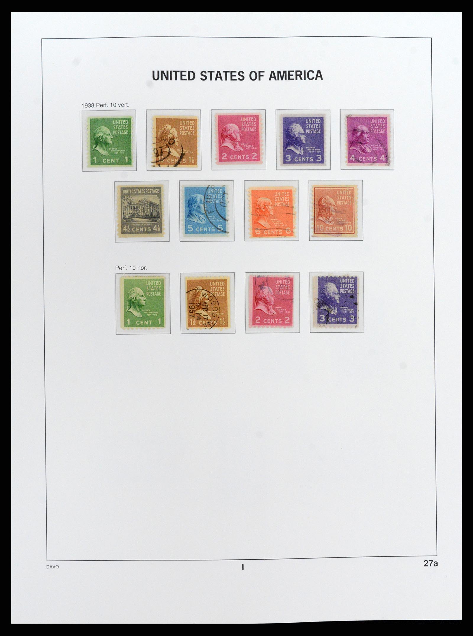 37810 042 - Postzegelverzameling 37810 USA 1851-2000.