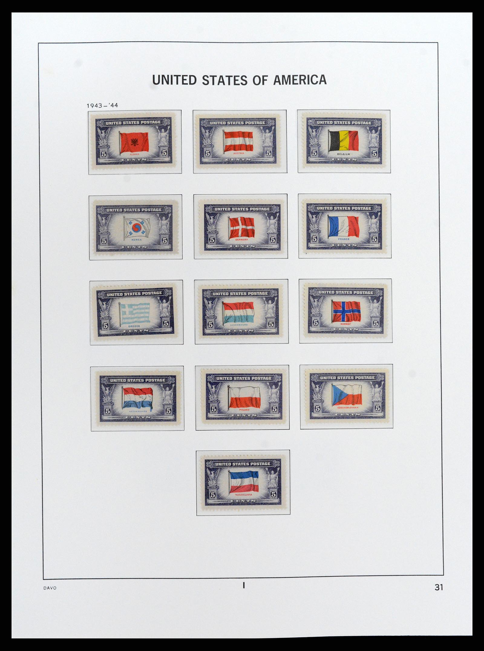 37810 046 - Postzegelverzameling 37810 USA 1851-2000.