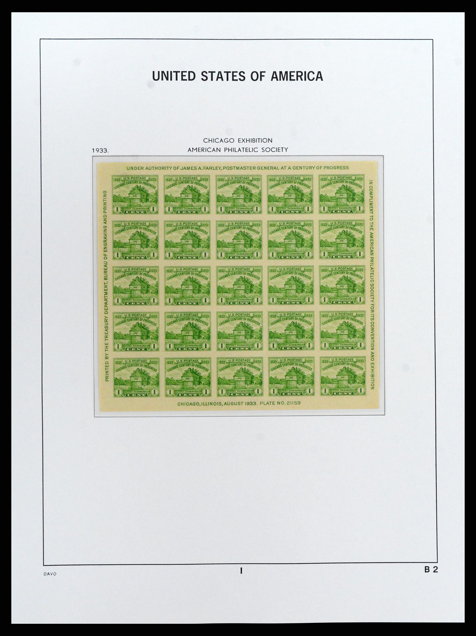 37810 051 - Postzegelverzameling 37810 USA 1851-2000.