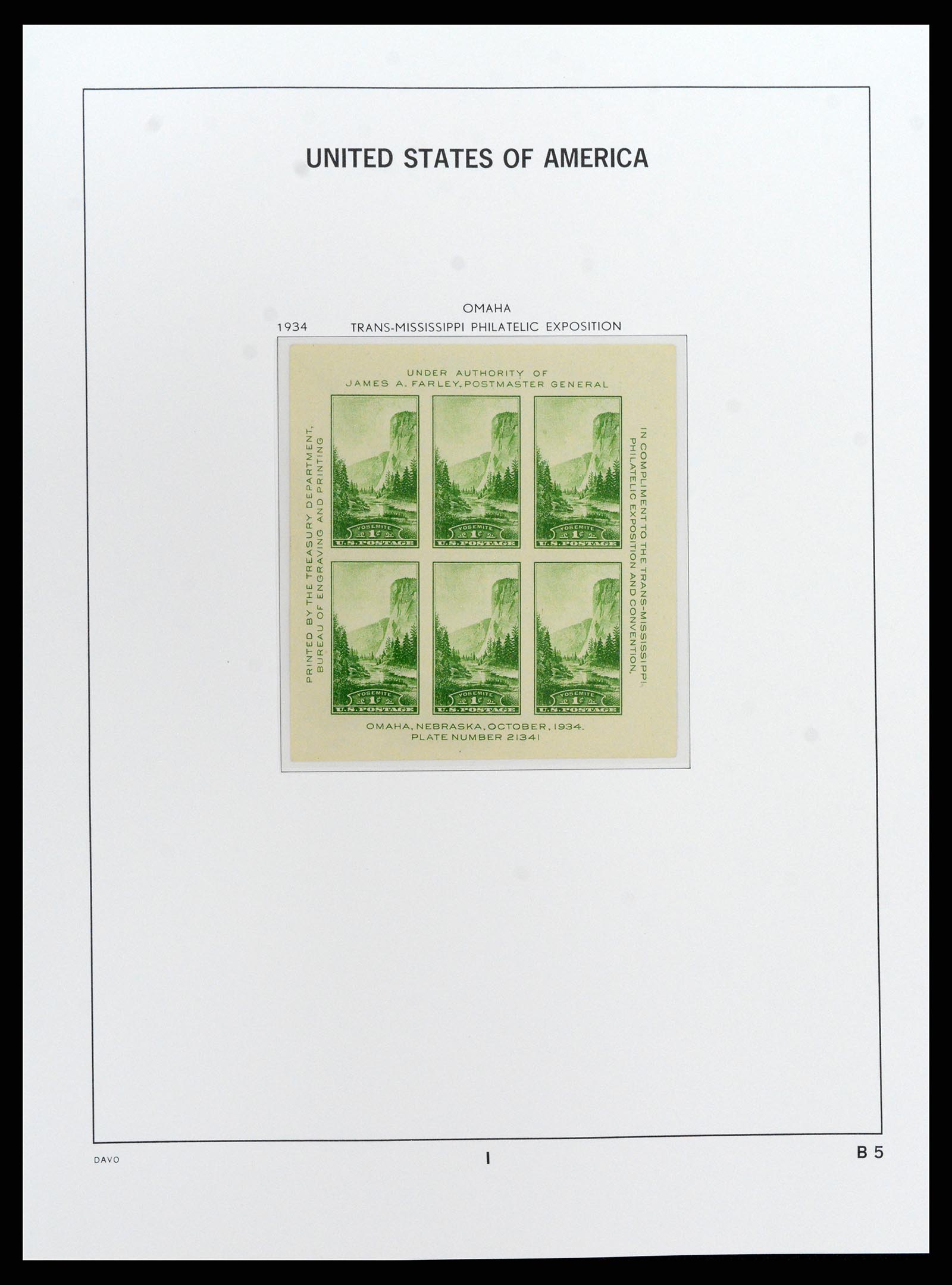 37810 054 - Postzegelverzameling 37810 USA 1851-2000.