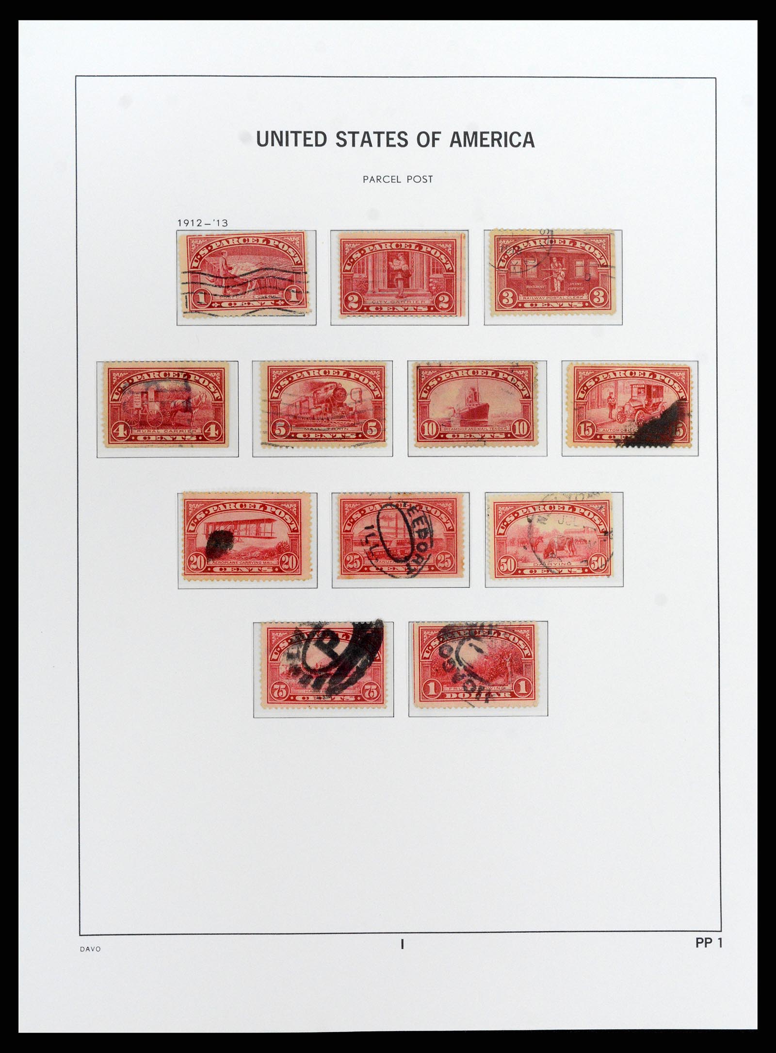 37810 062 - Stamp Collection 37810 USA 1851-2000.