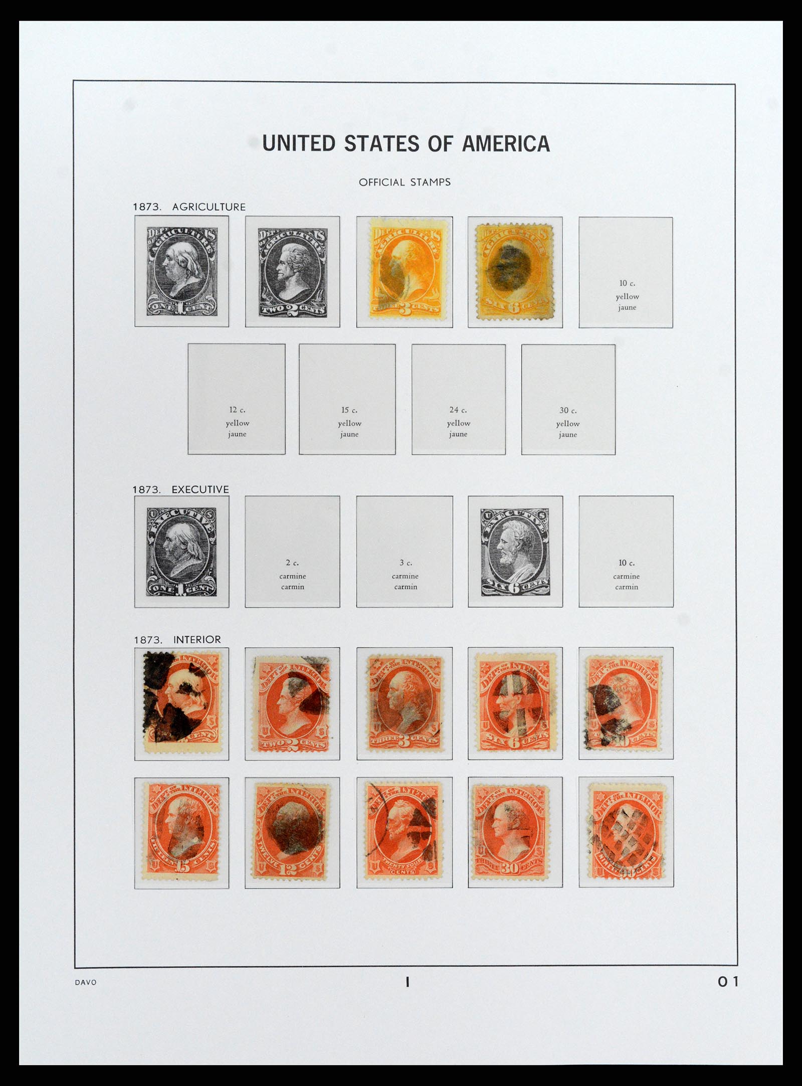 37810 064 - Stamp Collection 37810 USA 1851-2000.