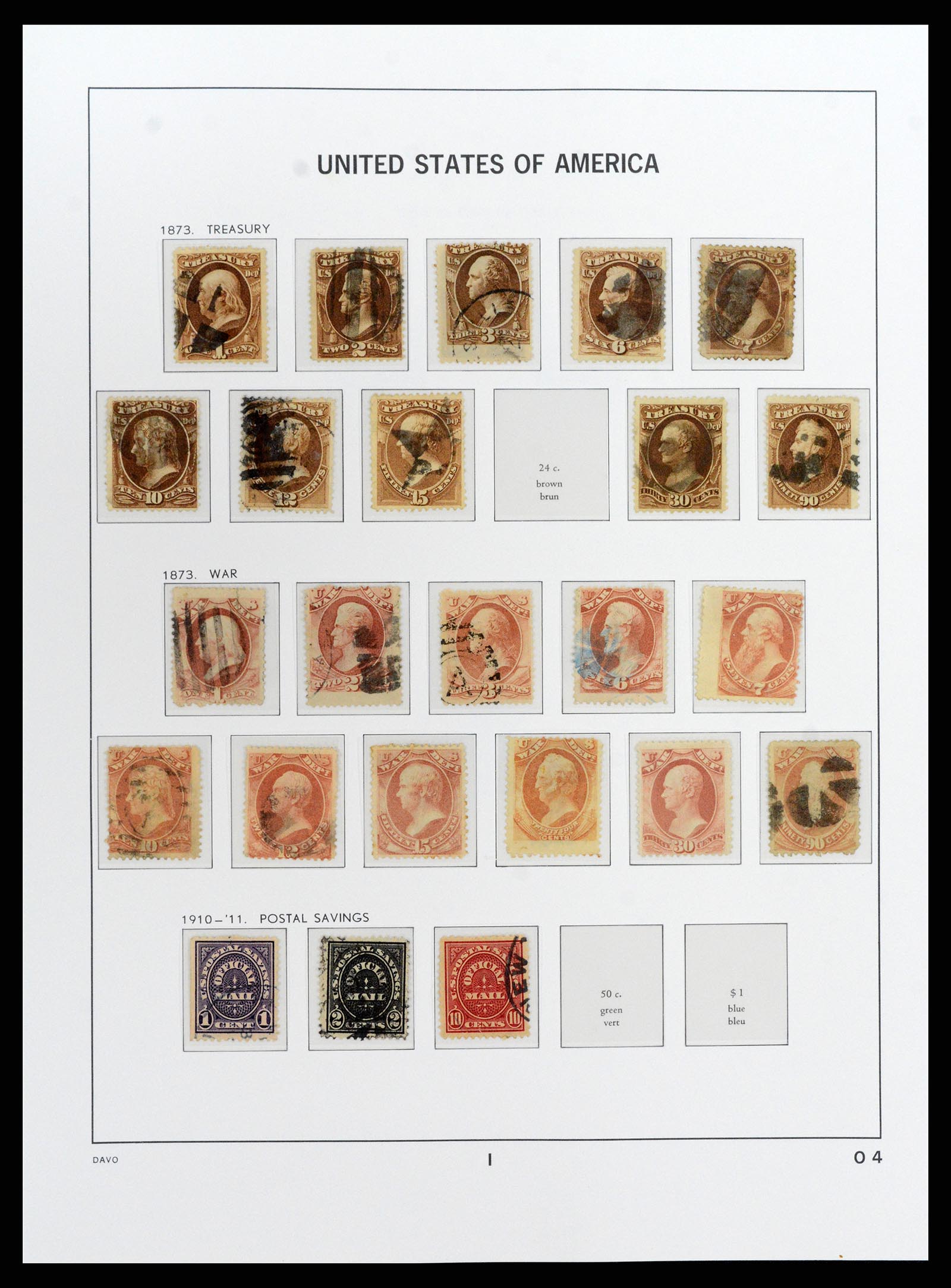 37810 067 - Stamp Collection 37810 USA 1851-2000.