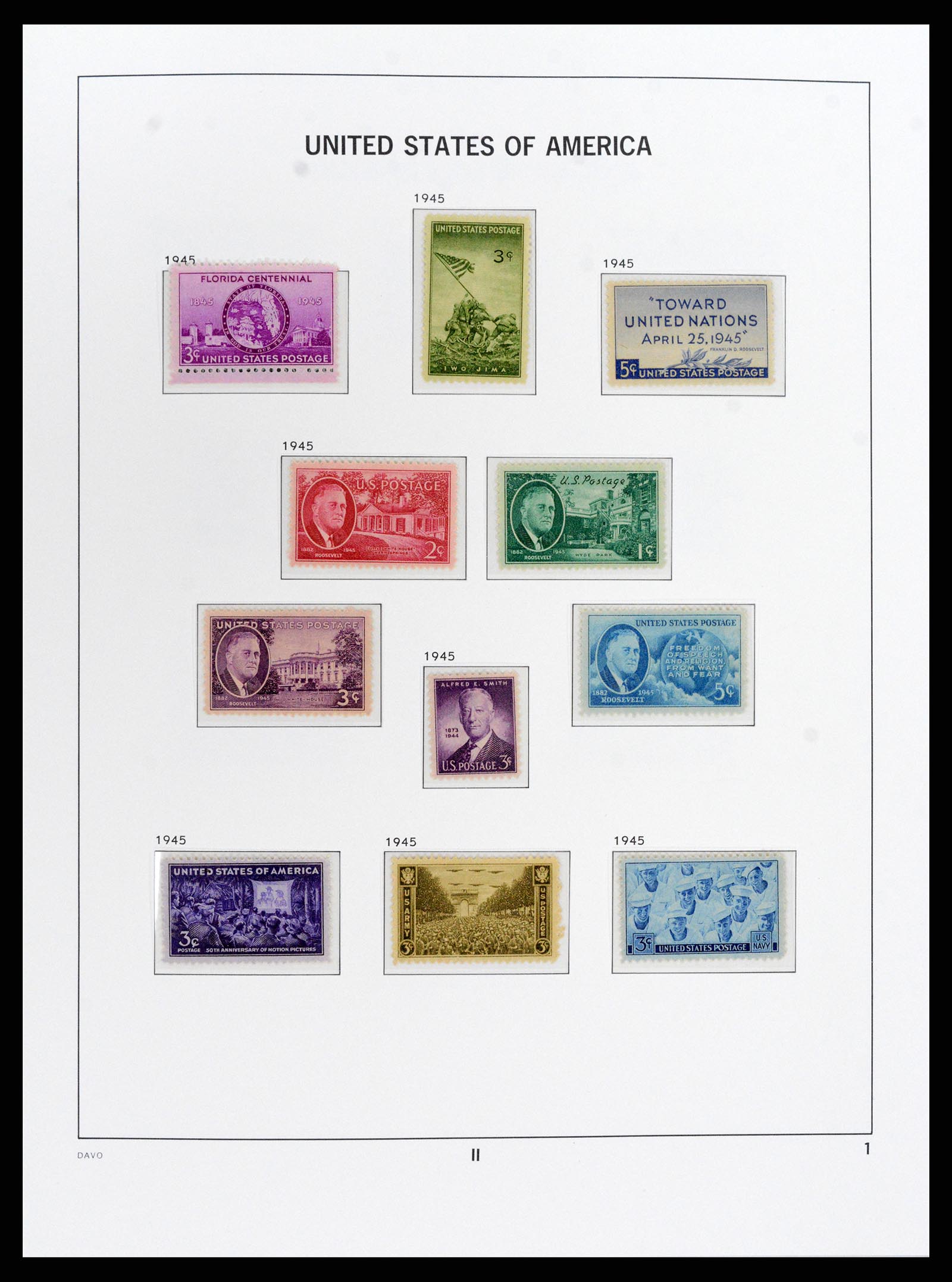 37810 073 - Stamp Collection 37810 USA 1851-2000.