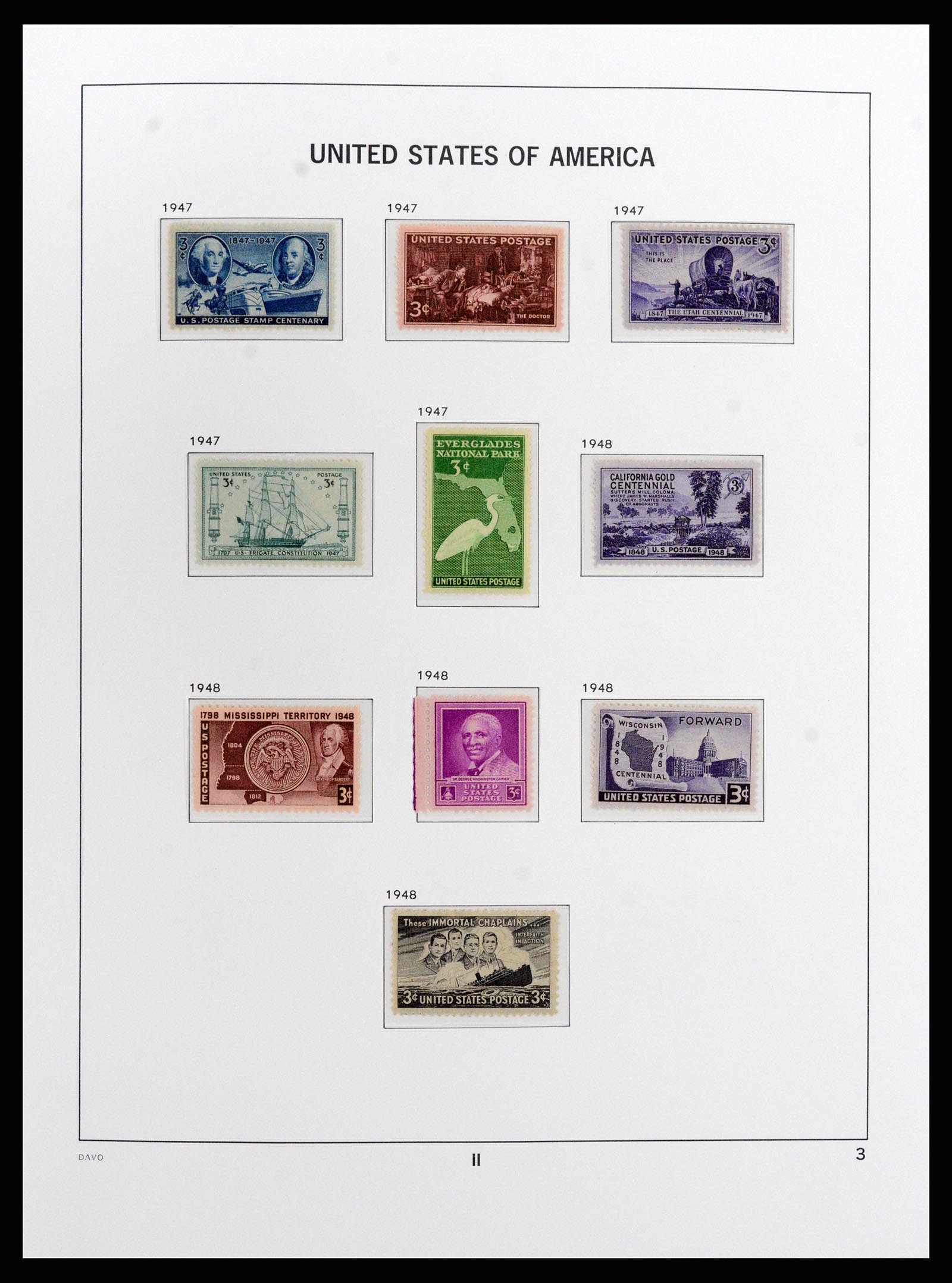 37810 075 - Stamp Collection 37810 USA 1851-2000.
