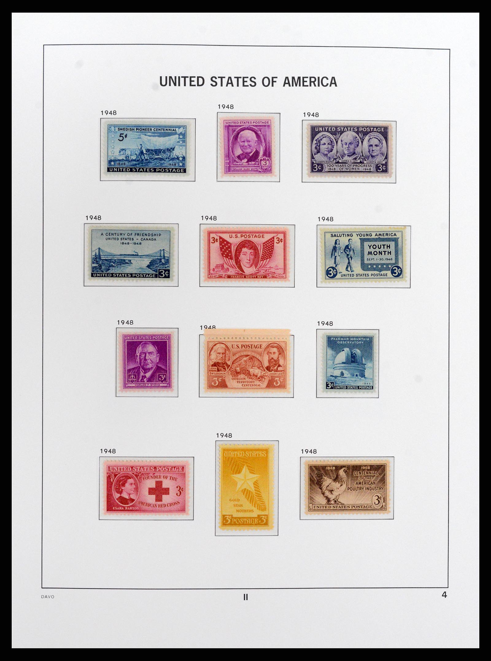 37810 076 - Stamp Collection 37810 USA 1851-2000.