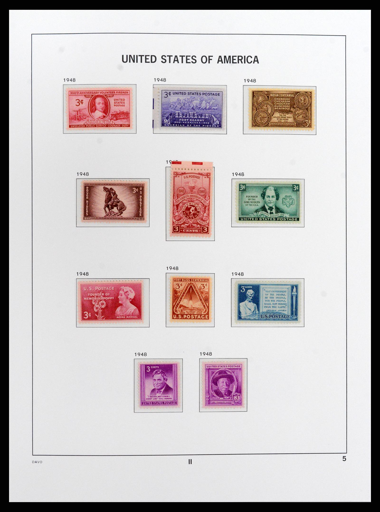 37810 077 - Stamp Collection 37810 USA 1851-2000.