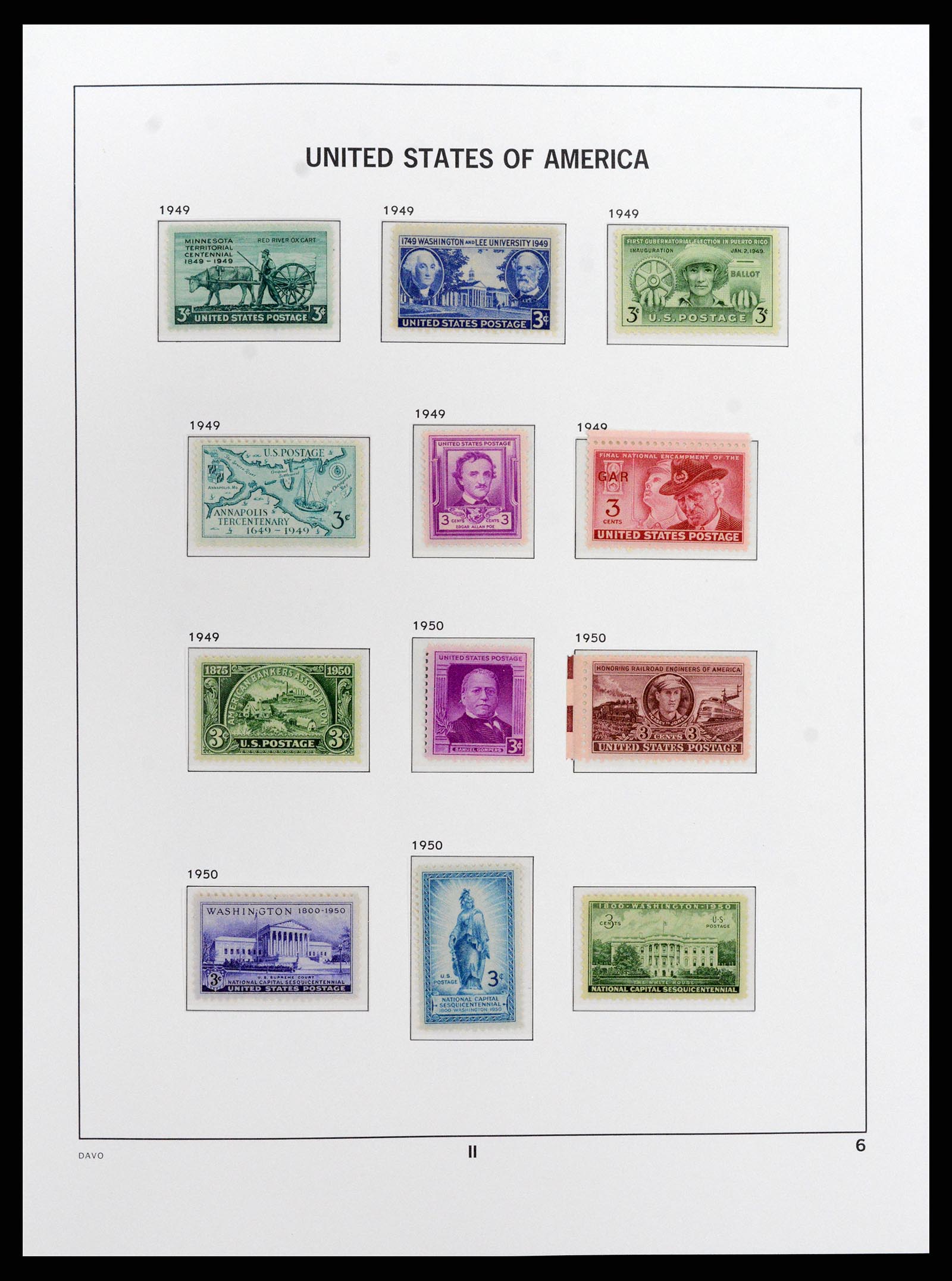 37810 078 - Stamp Collection 37810 USA 1851-2000.