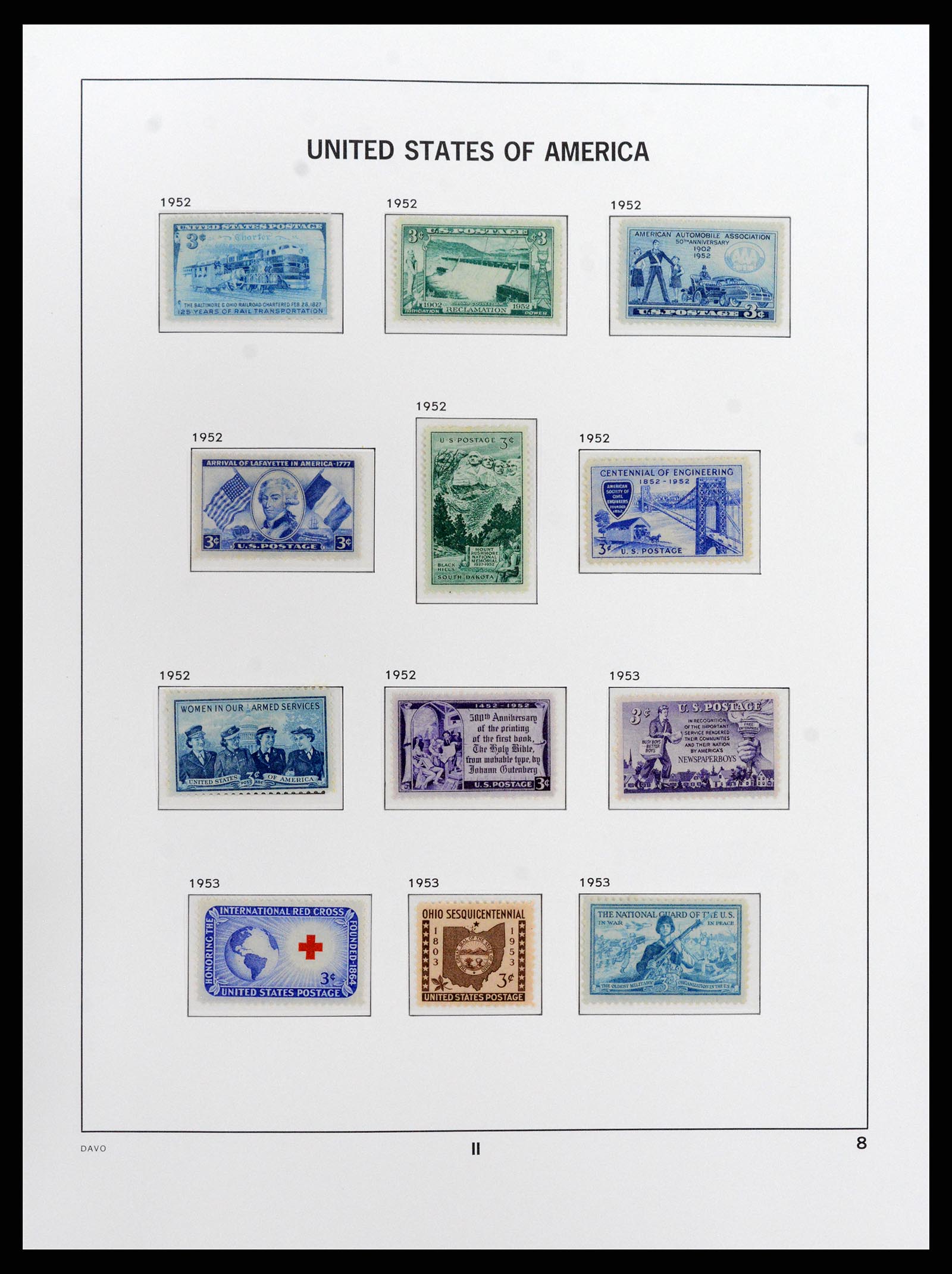 37810 080 - Stamp Collection 37810 USA 1851-2000.