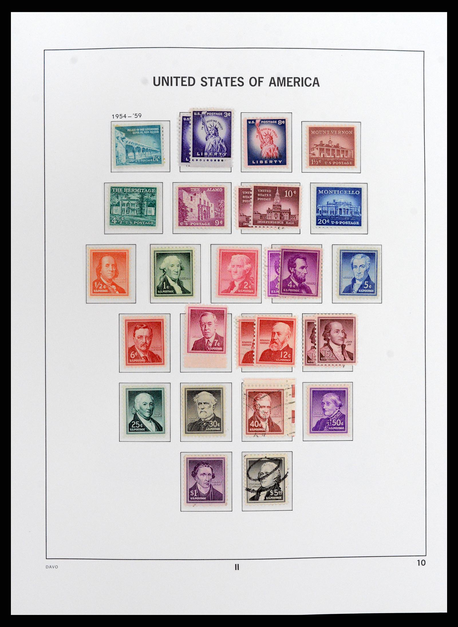 37810 082 - Stamp Collection 37810 USA 1851-2000.