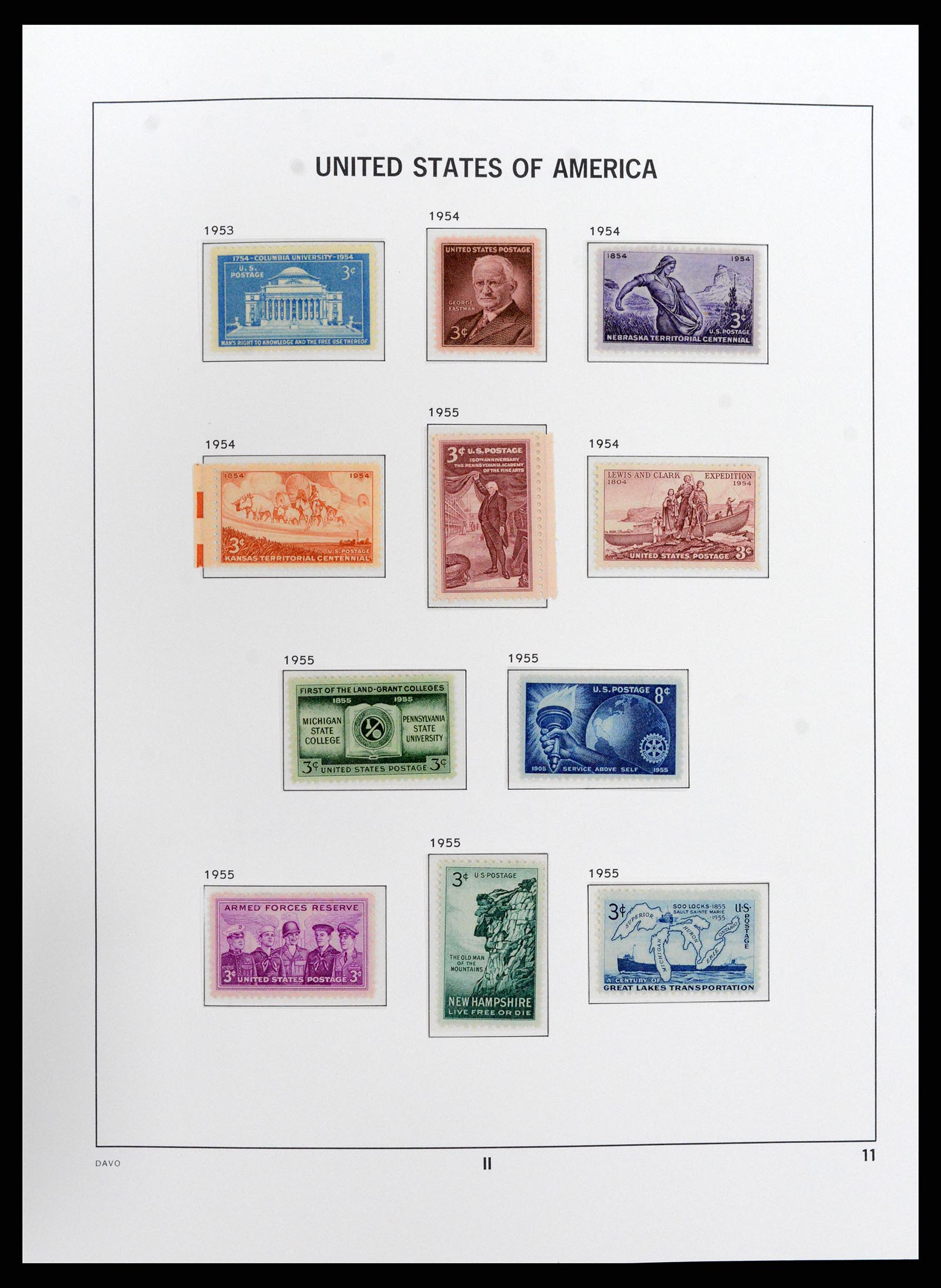 37810 083 - Stamp Collection 37810 USA 1851-2000.