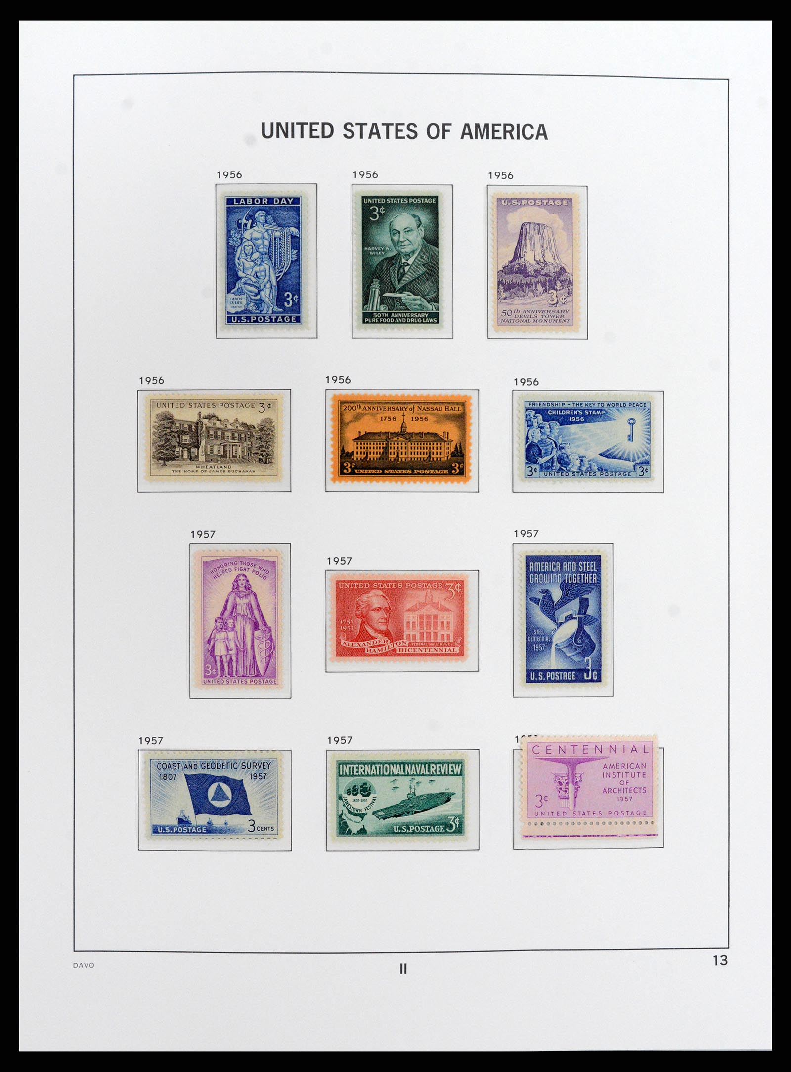 37810 085 - Stamp Collection 37810 USA 1851-2000.