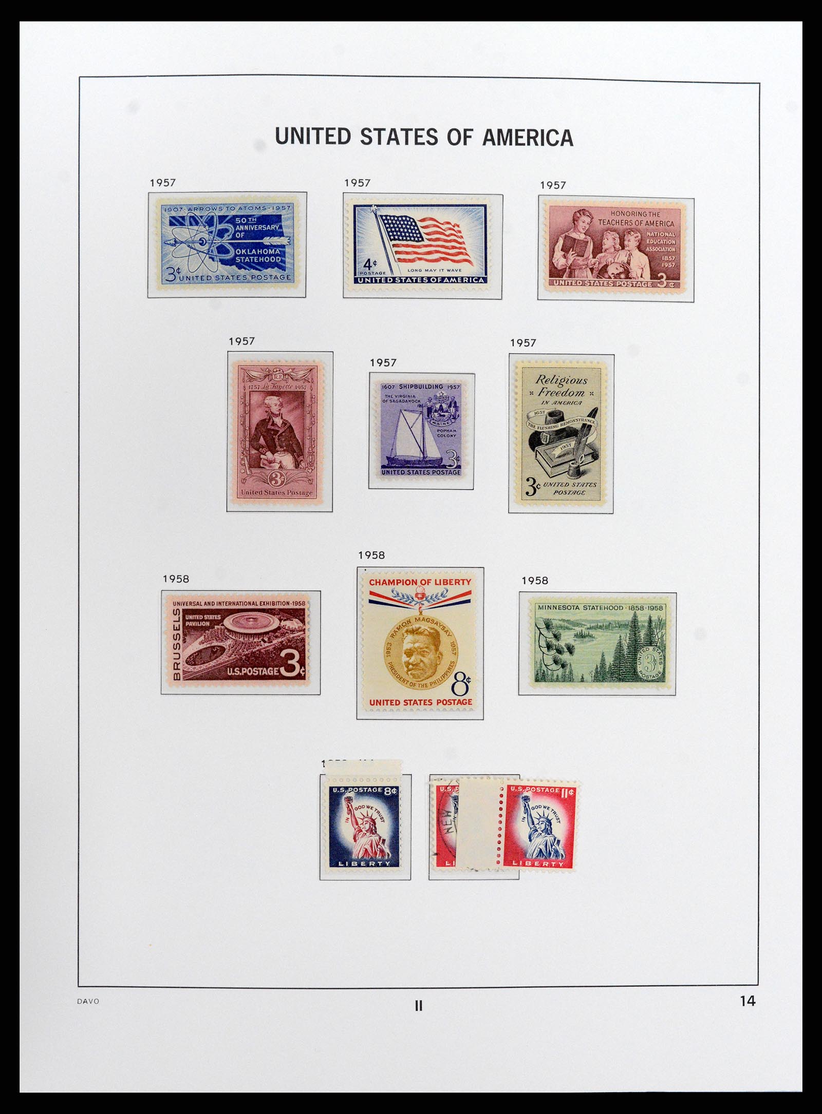 37810 086 - Stamp Collection 37810 USA 1851-2000.