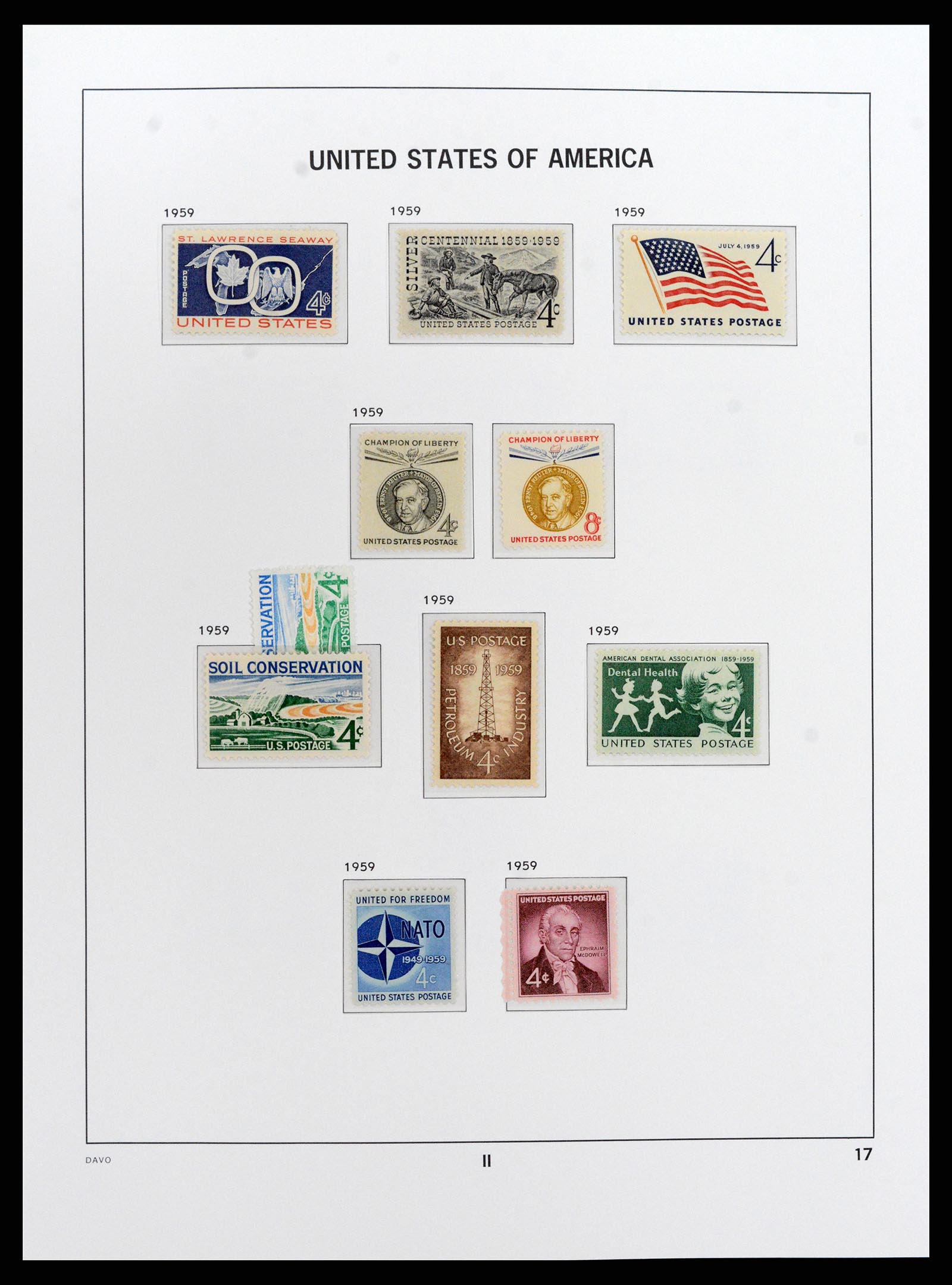 37810 089 - Stamp Collection 37810 USA 1851-2000.