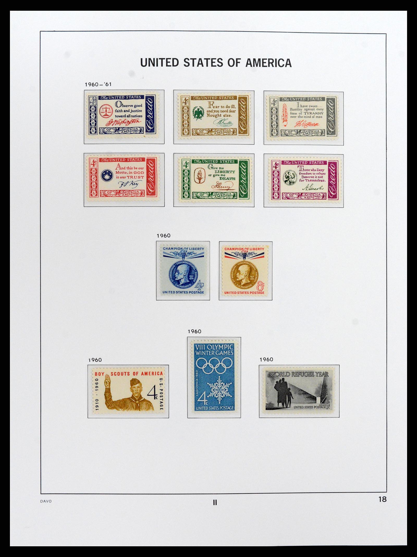 37810 090 - Stamp Collection 37810 USA 1851-2000.