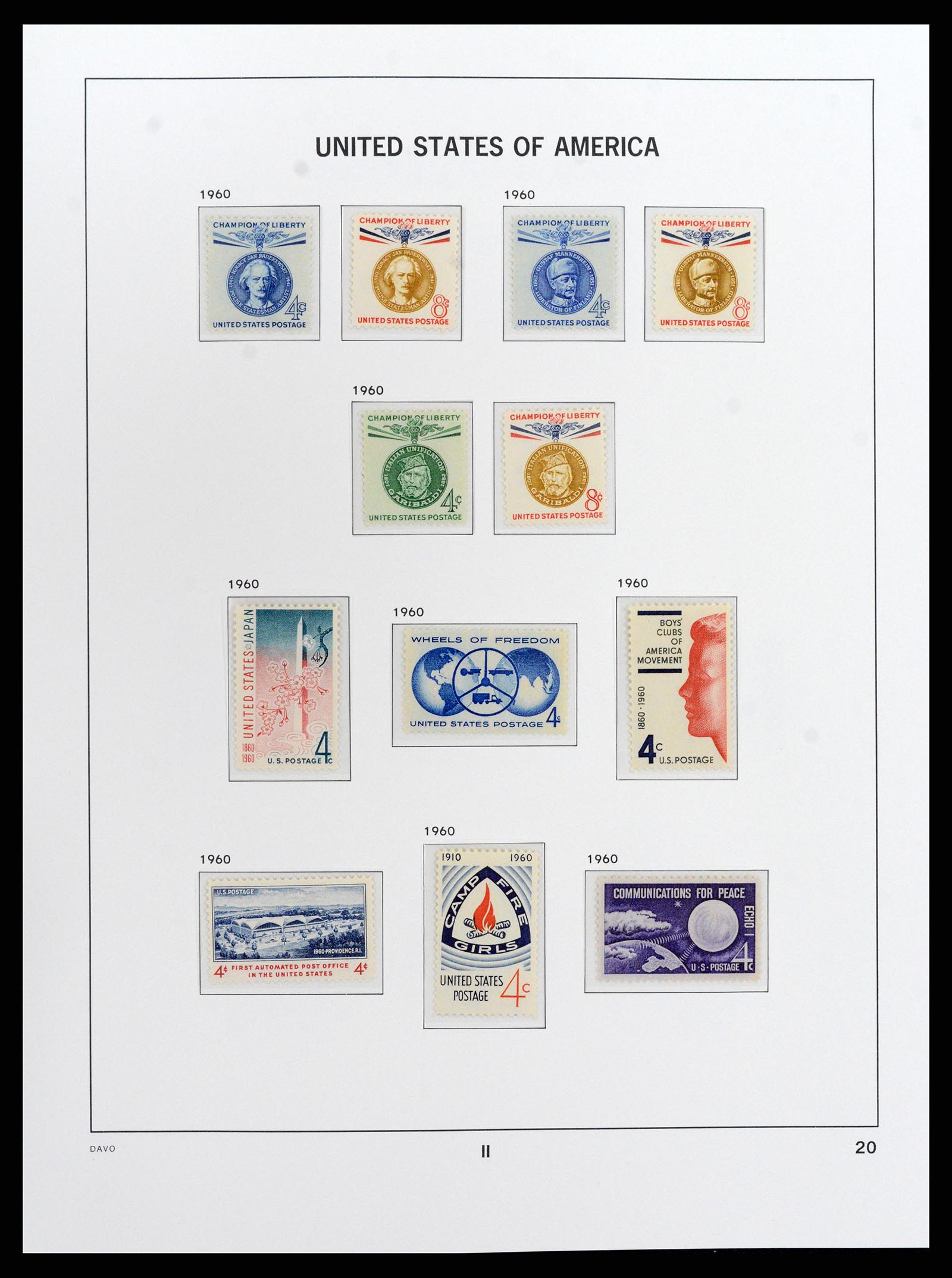 37810 092 - Stamp Collection 37810 USA 1851-2000.