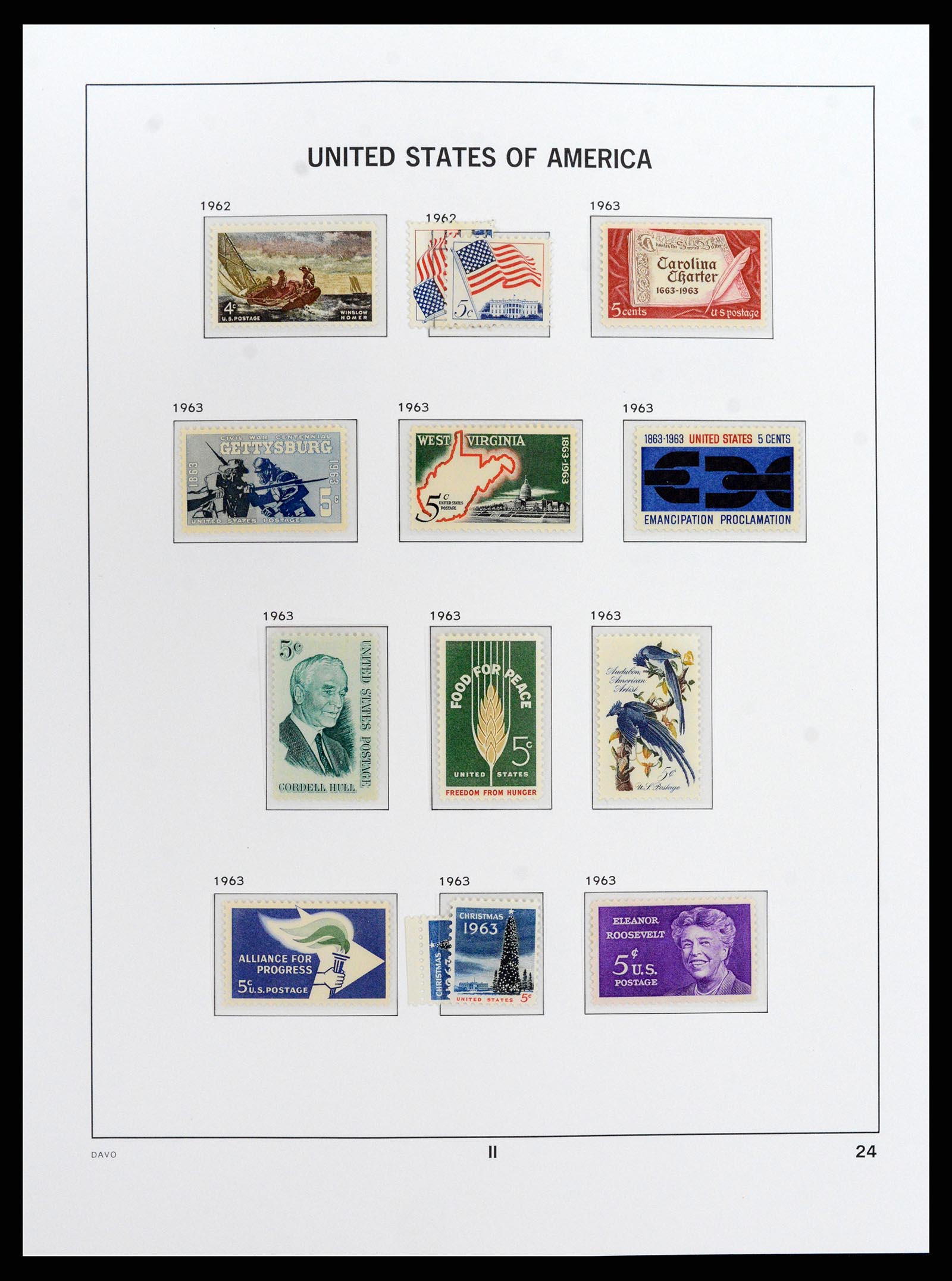 37810 096 - Stamp Collection 37810 USA 1851-2000.