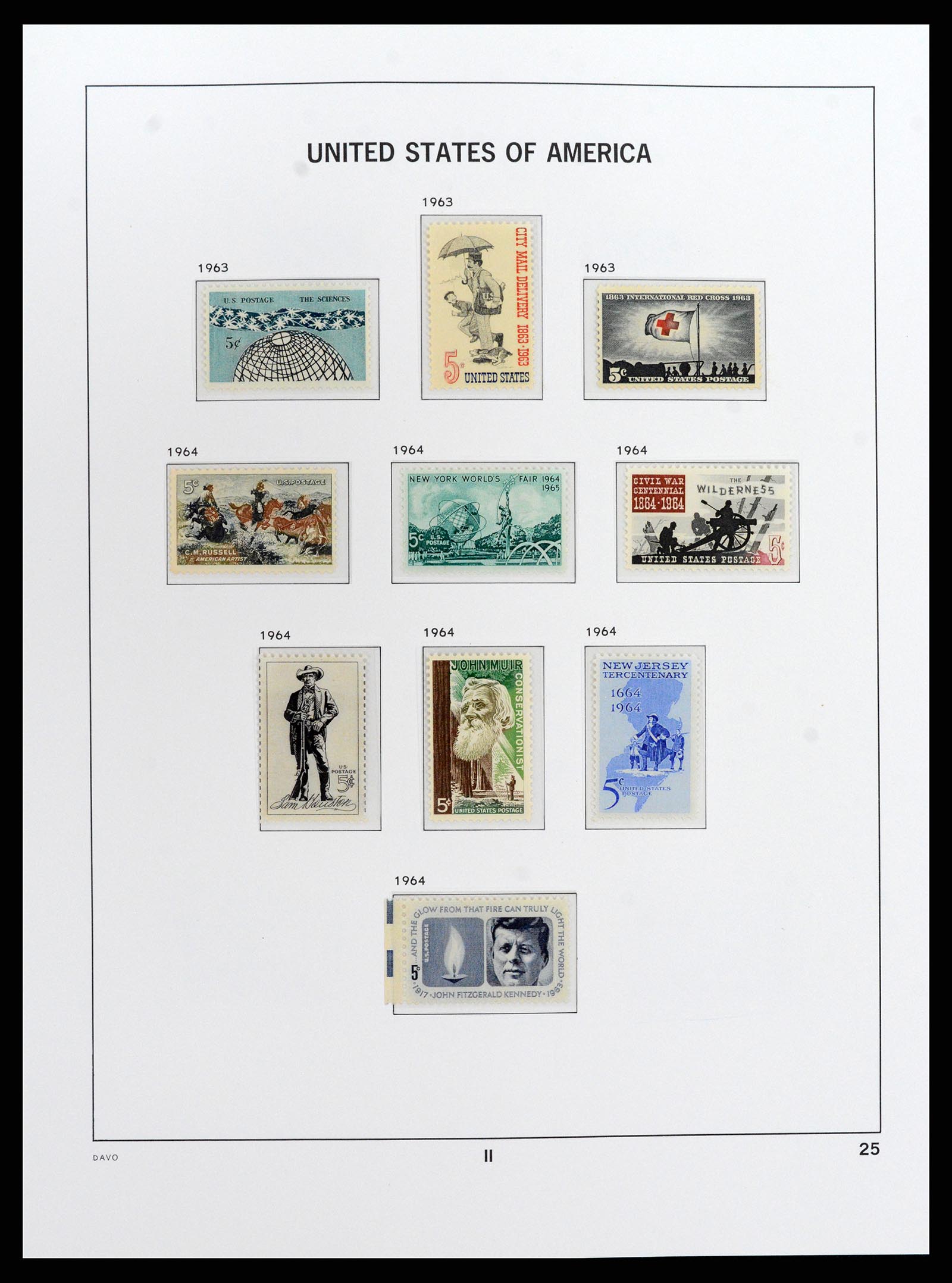37810 097 - Stamp Collection 37810 USA 1851-2000.