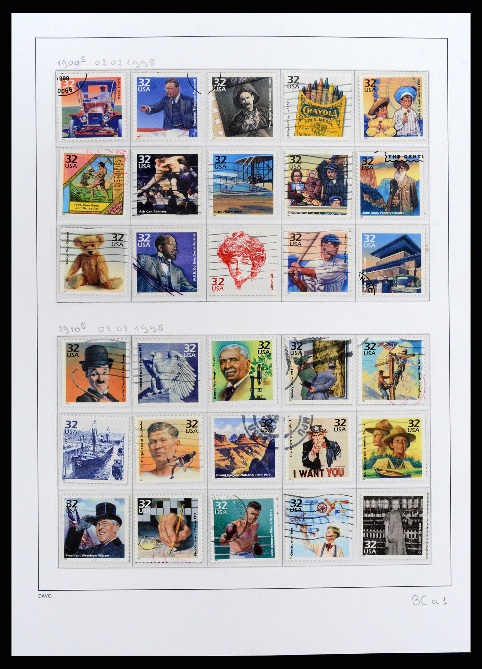 37810 416 - Stamp Collection 37810 USA 1851-2000.