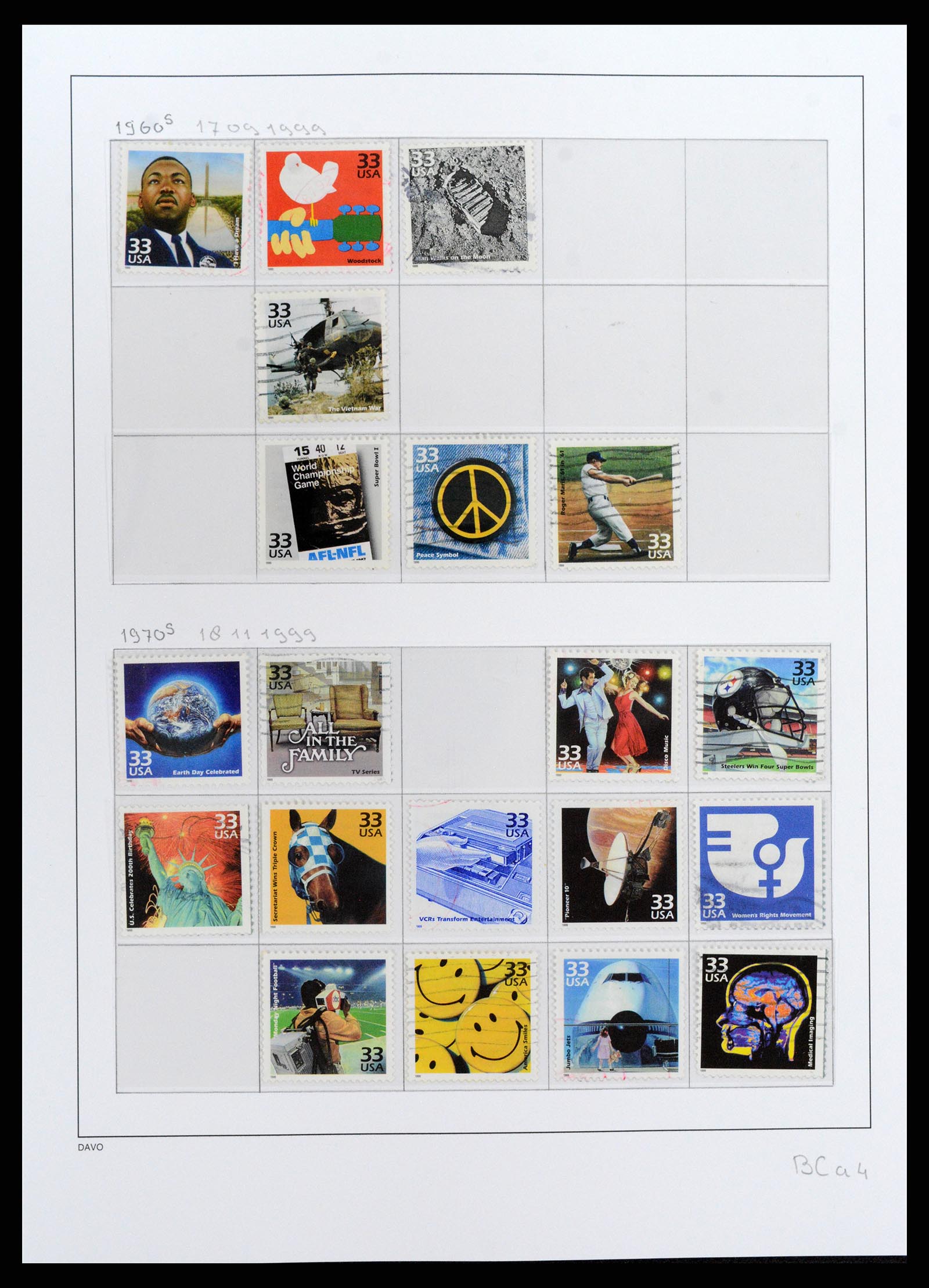 37810 419 - Stamp Collection 37810 USA 1851-2000.