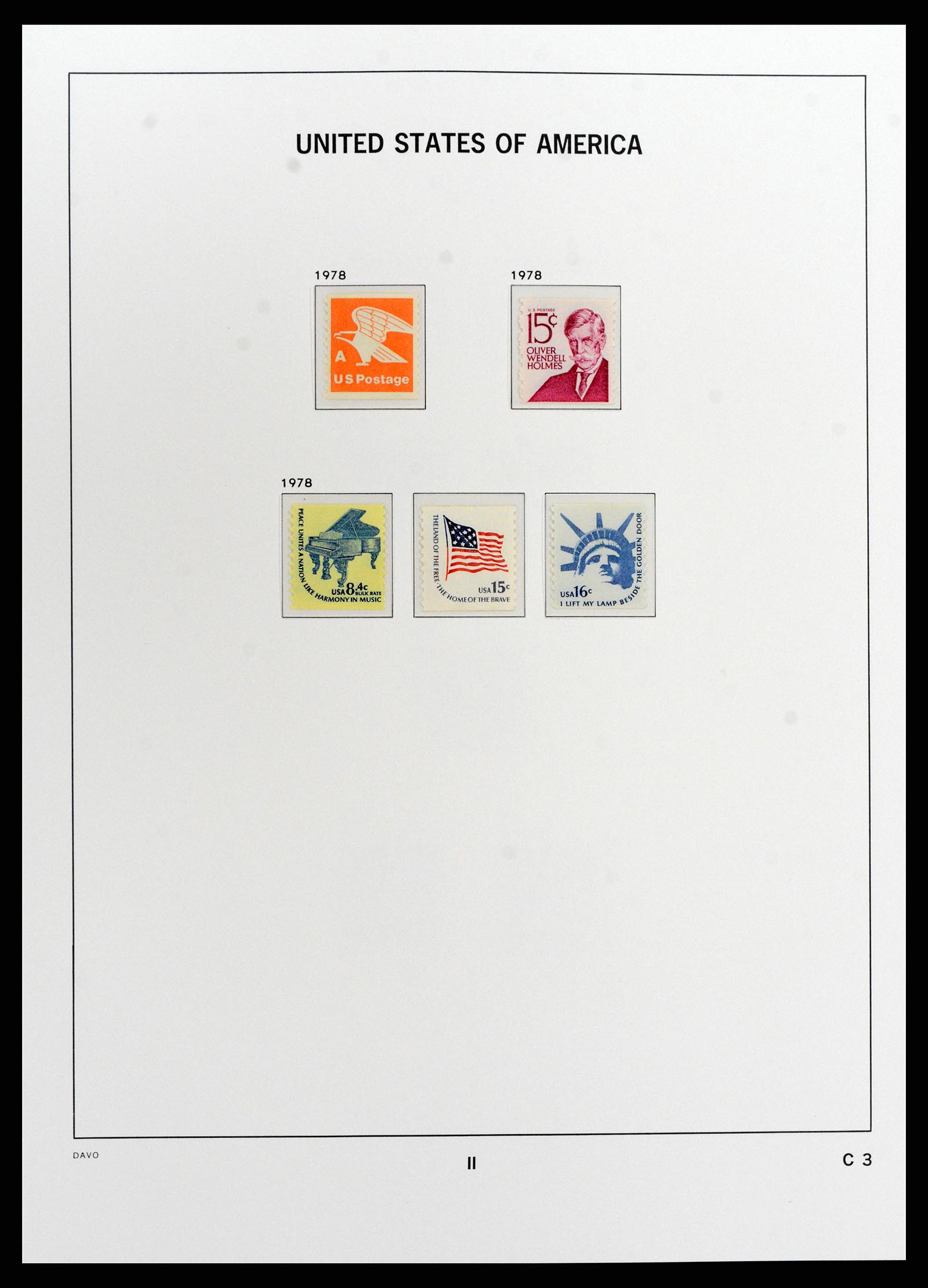 37810 423 - Postzegelverzameling 37810 USA 1851-2000.