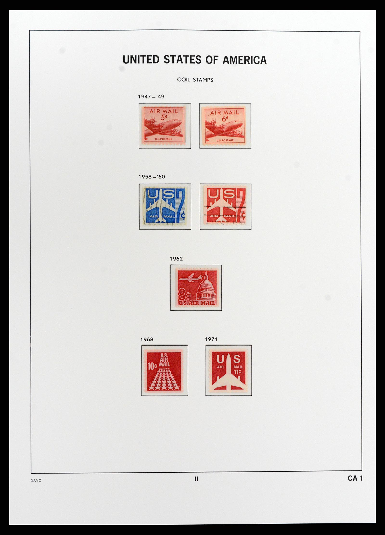 37810 424 - Stamp Collection 37810 USA 1851-2000.