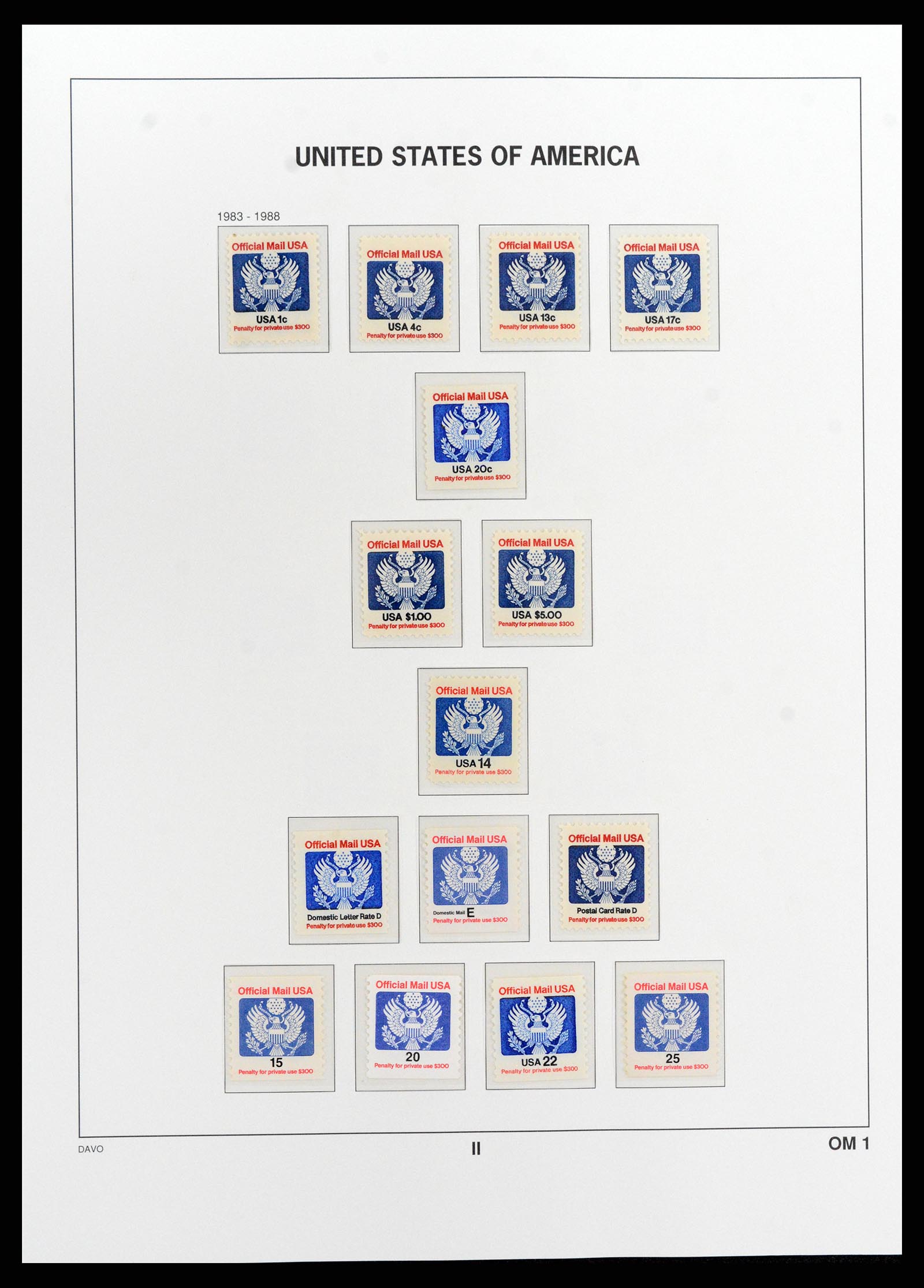 37810 427 - Postzegelverzameling 37810 USA 1851-2000.