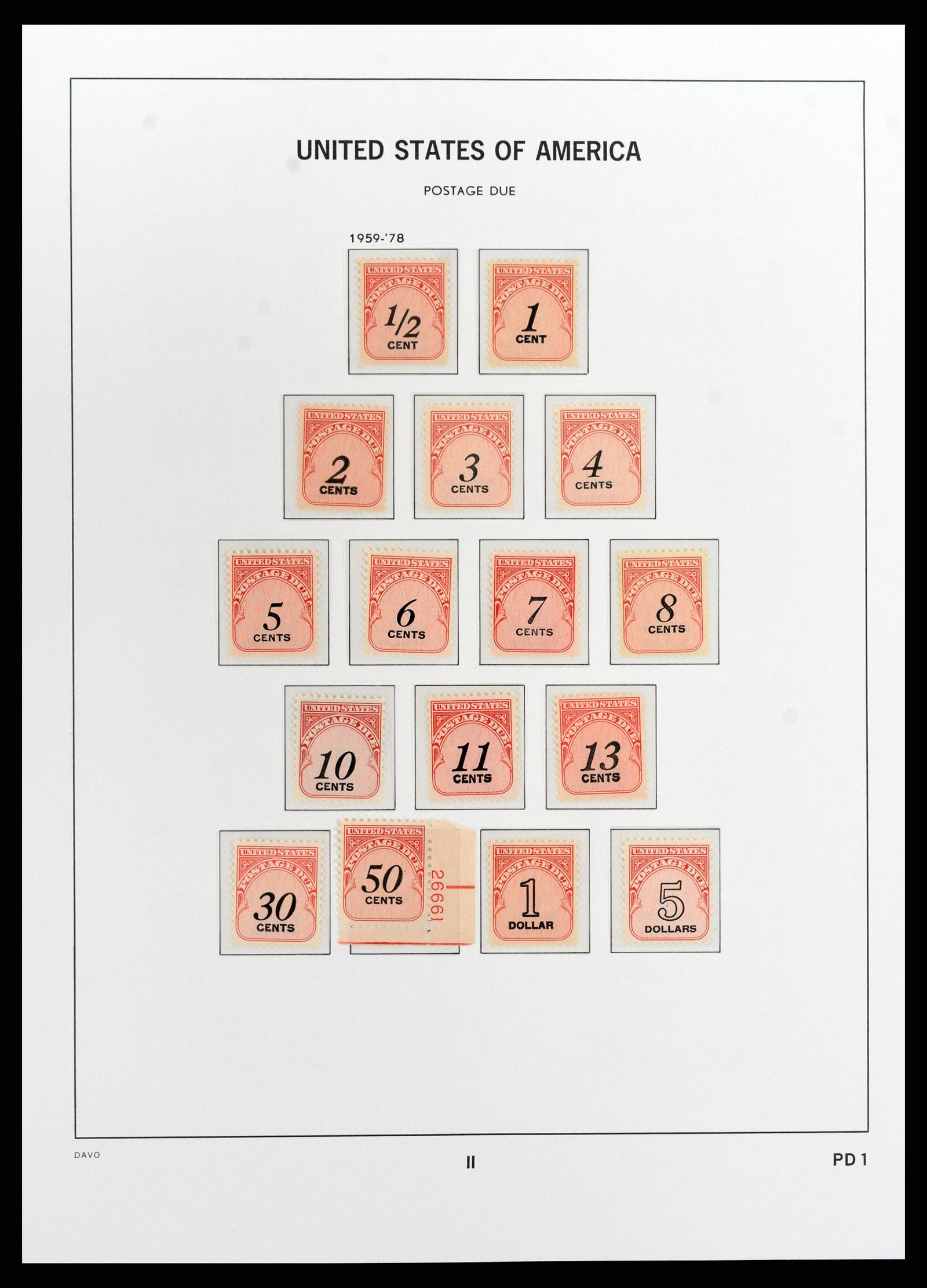 37810 429 - Postzegelverzameling 37810 USA 1851-2000.