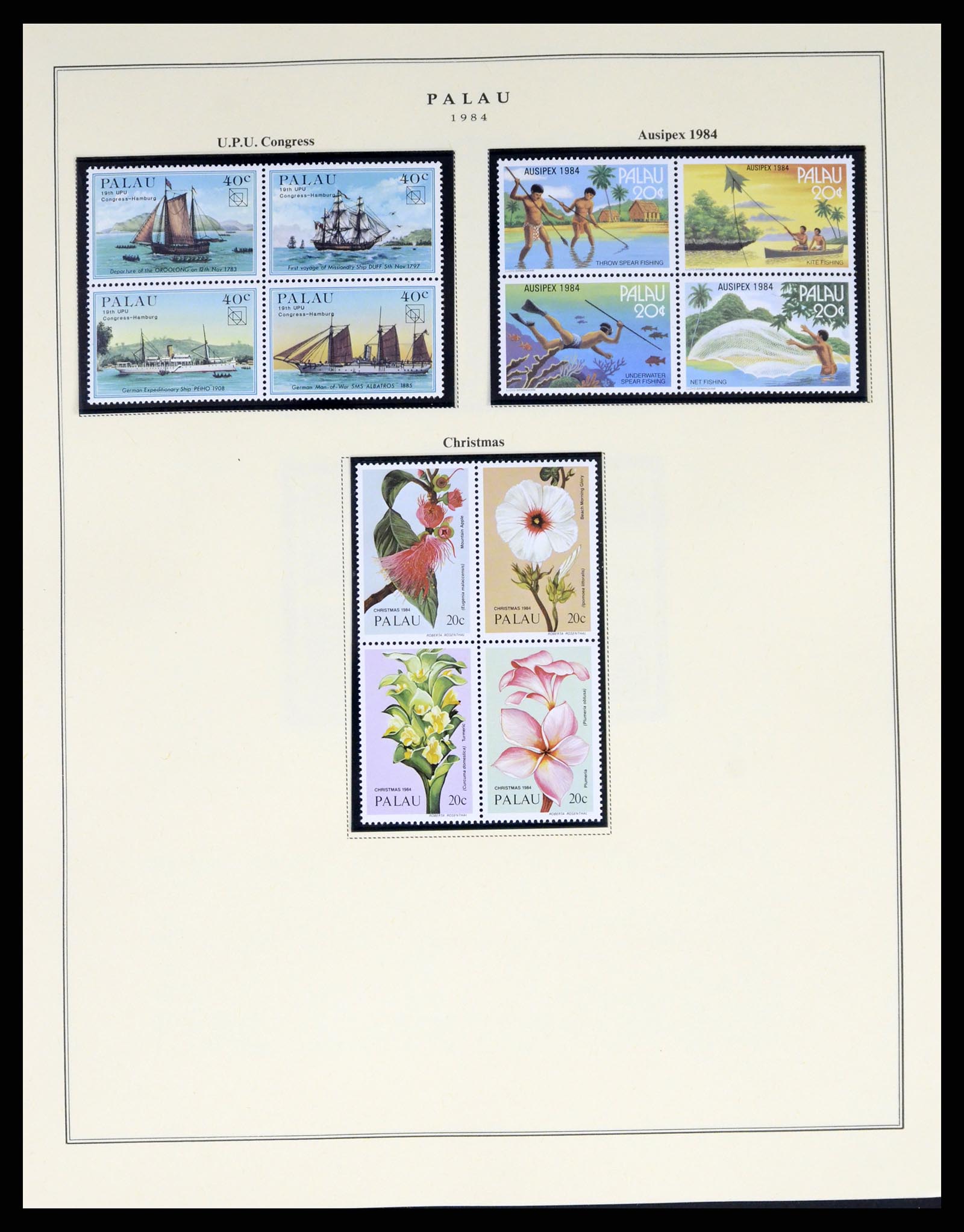 37811 004 - Postzegelverzameling 37811 Palau 1983-2005.