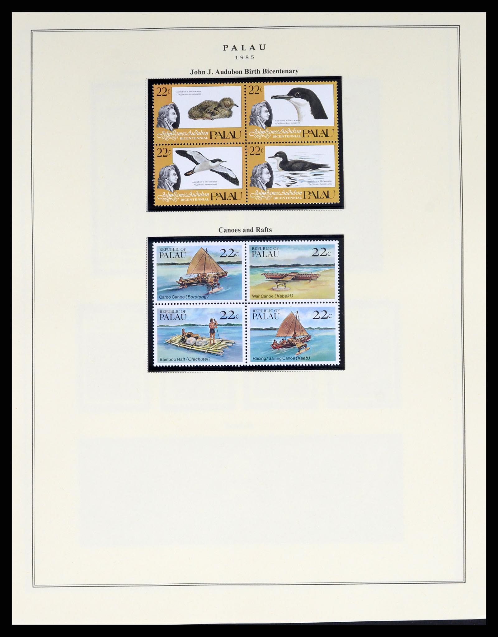 37811 005 - Postzegelverzameling 37811 Palau 1983-2005.