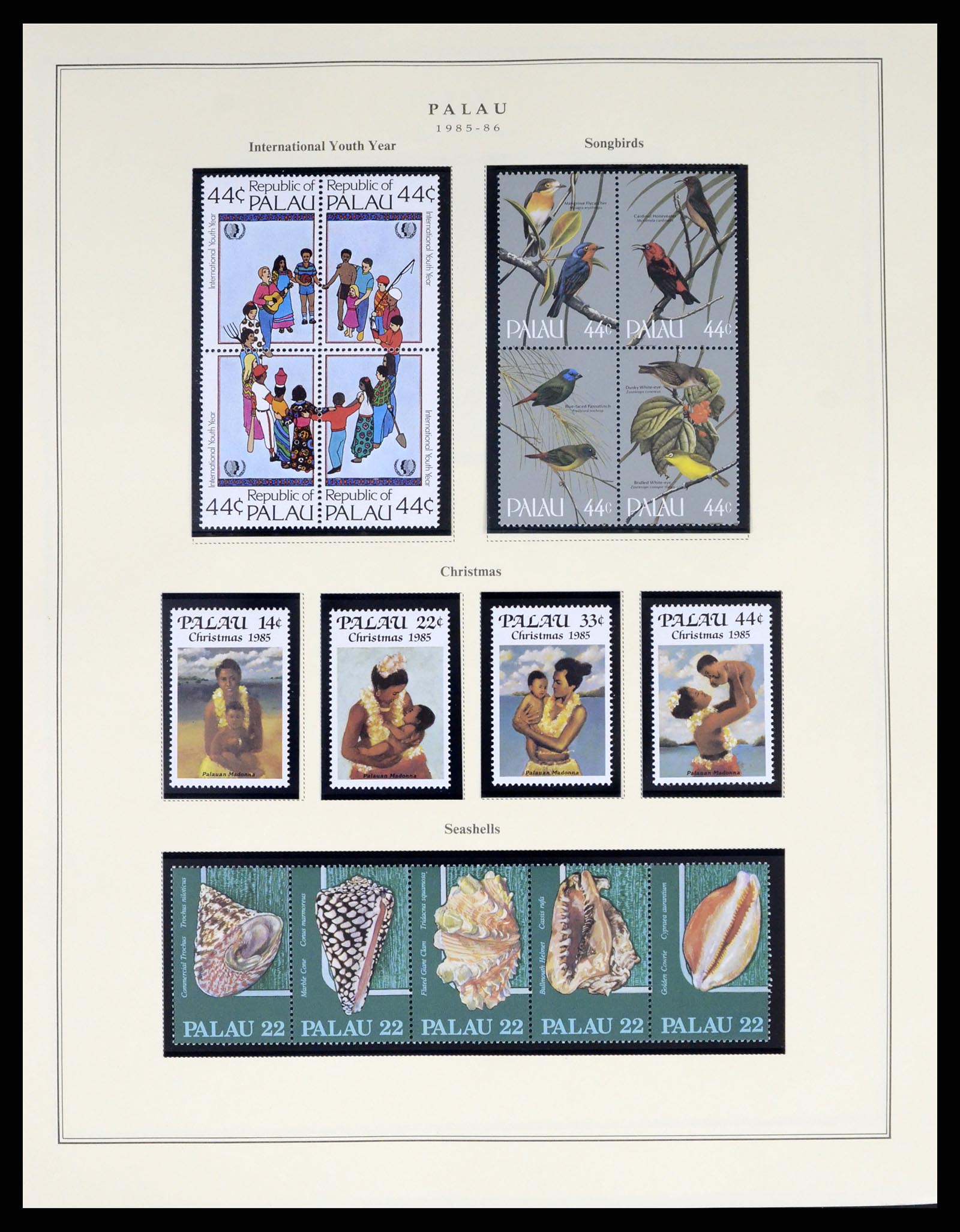 37811 006 - Postzegelverzameling 37811 Palau 1983-2005.