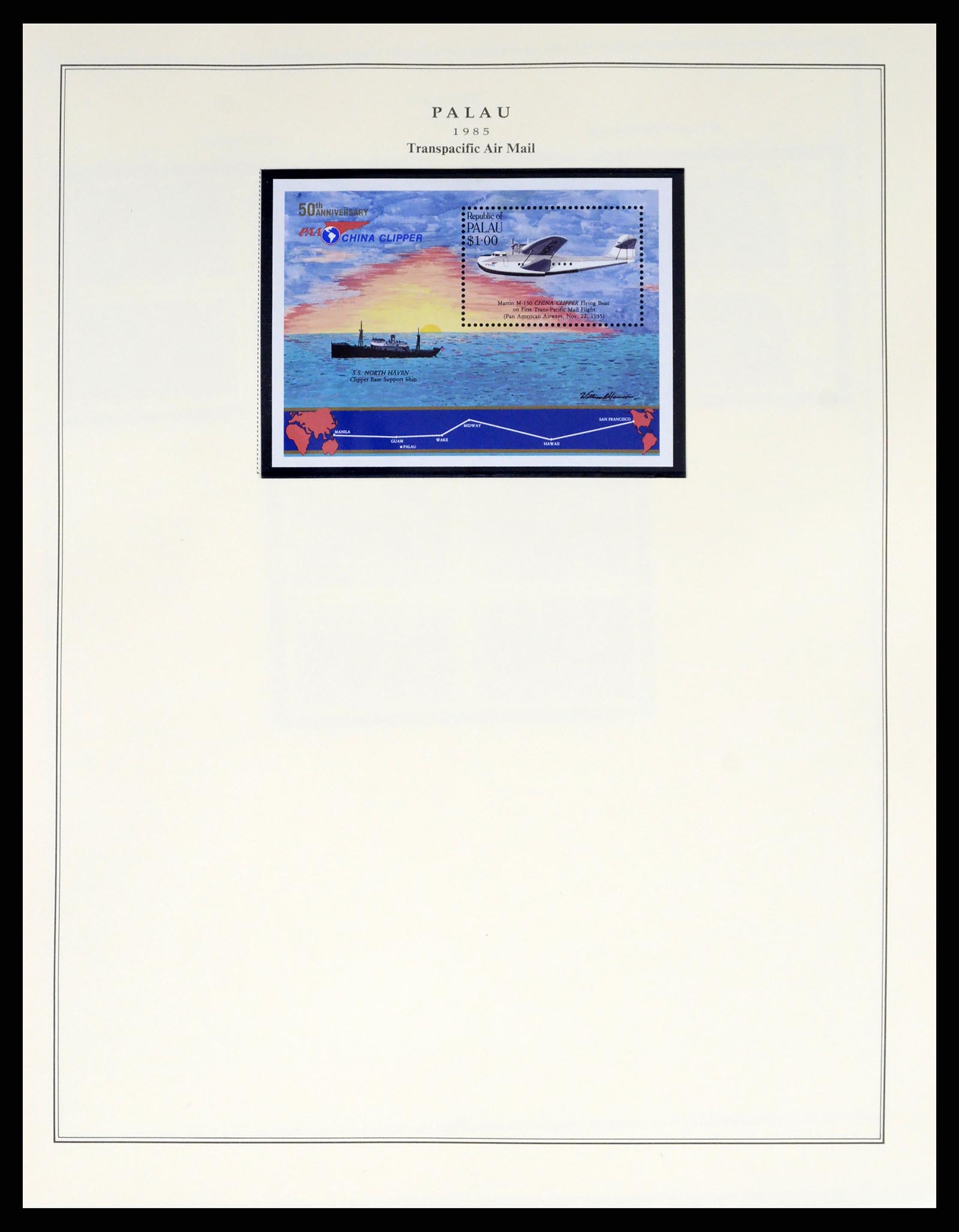 37811 007 - Postzegelverzameling 37811 Palau 1983-2005.
