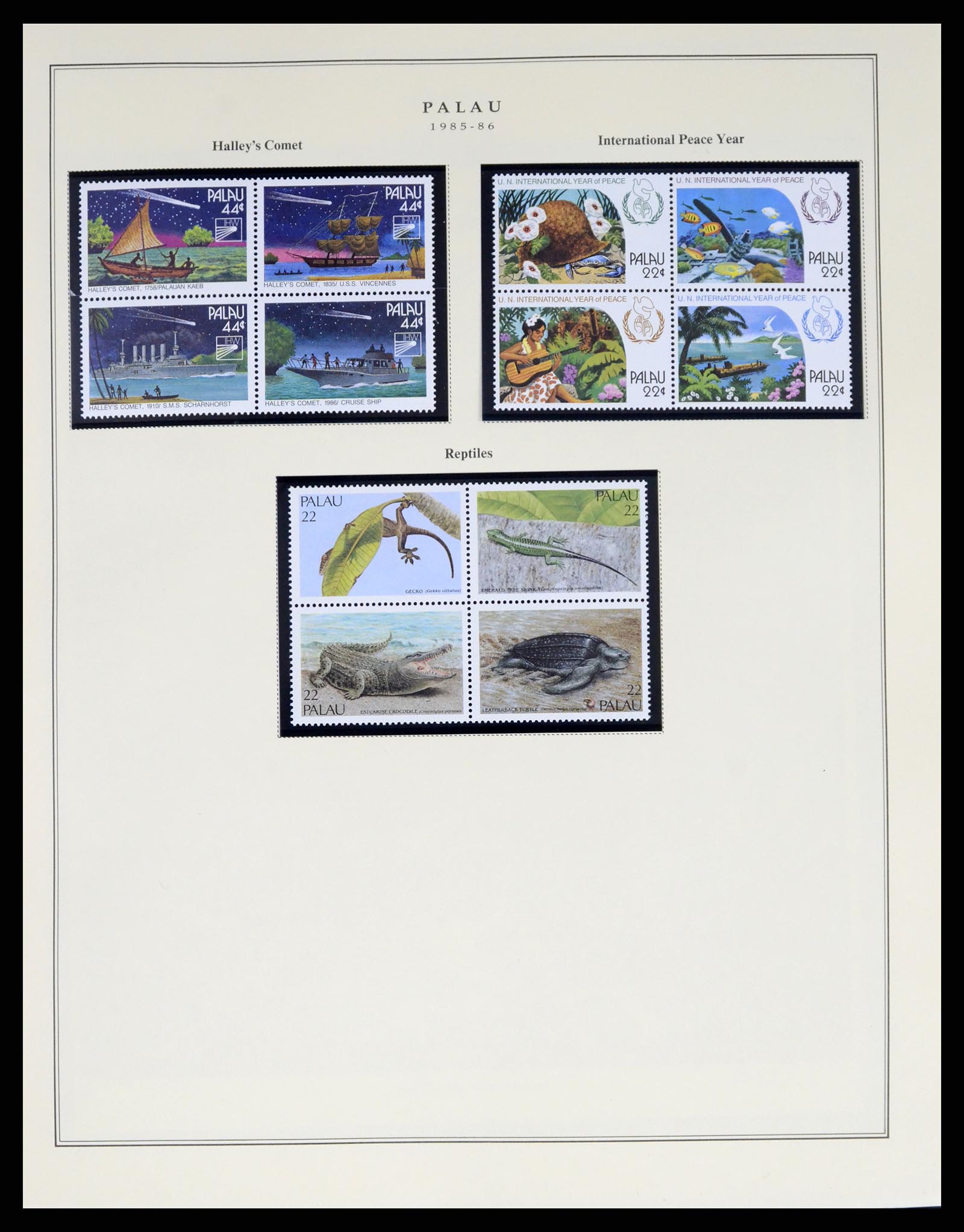 37811 008 - Postzegelverzameling 37811 Palau 1983-2005.