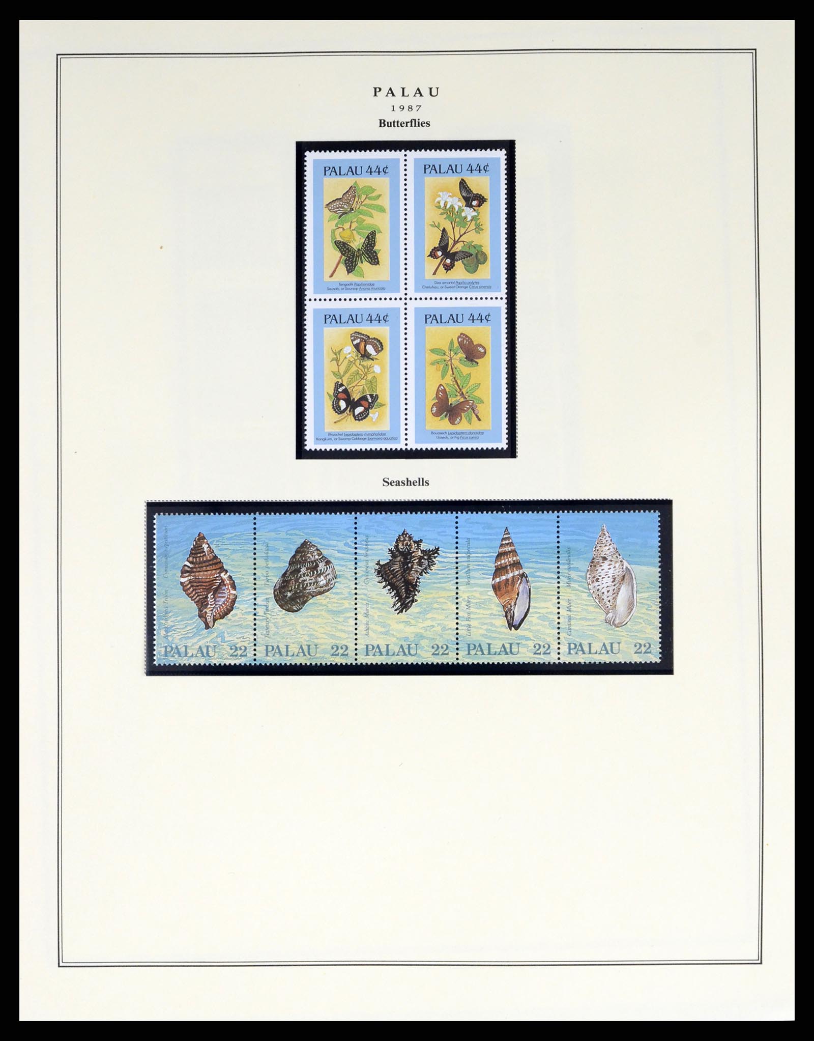37811 011 - Postzegelverzameling 37811 Palau 1983-2005.