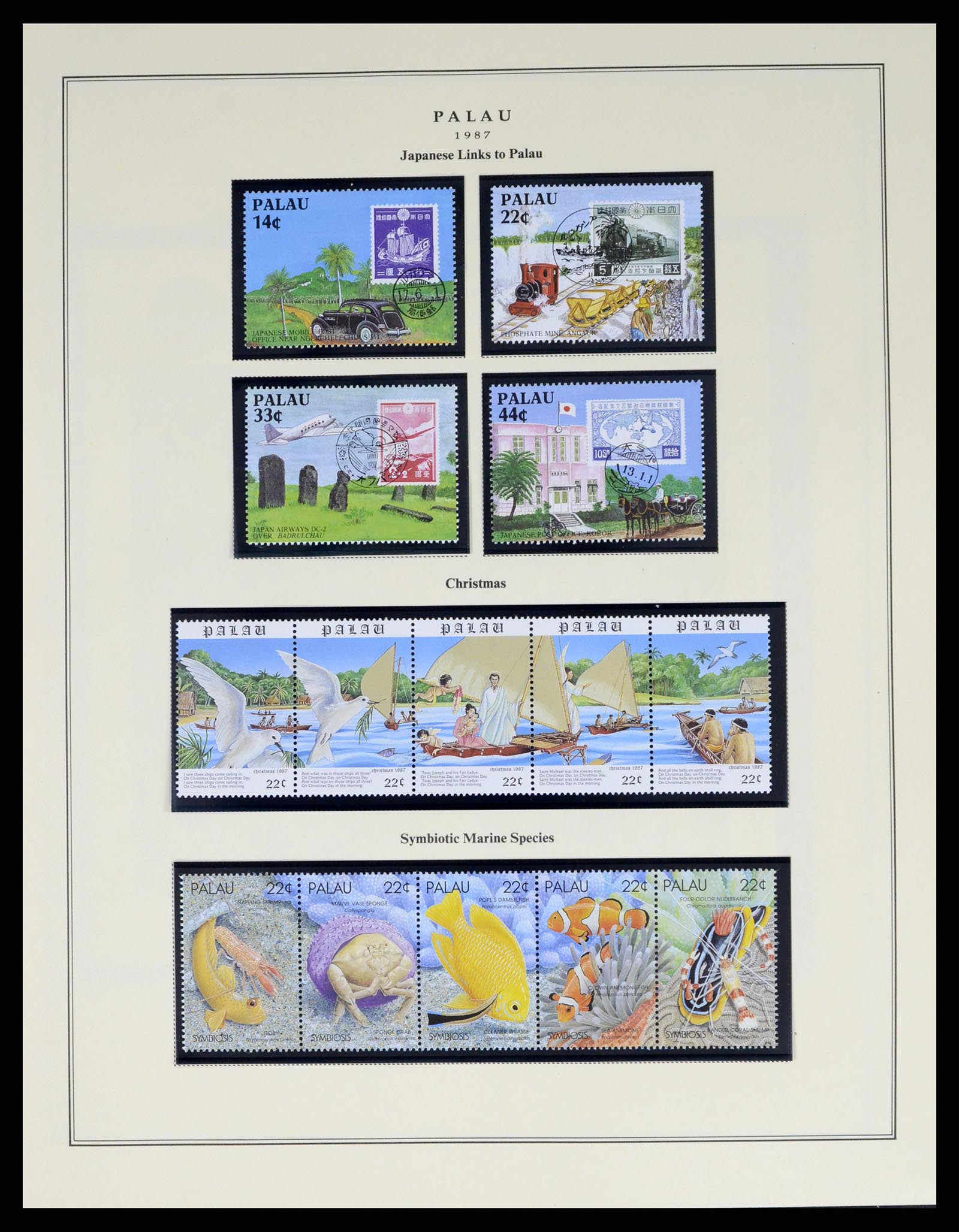 37811 016 - Postzegelverzameling 37811 Palau 1983-2005.