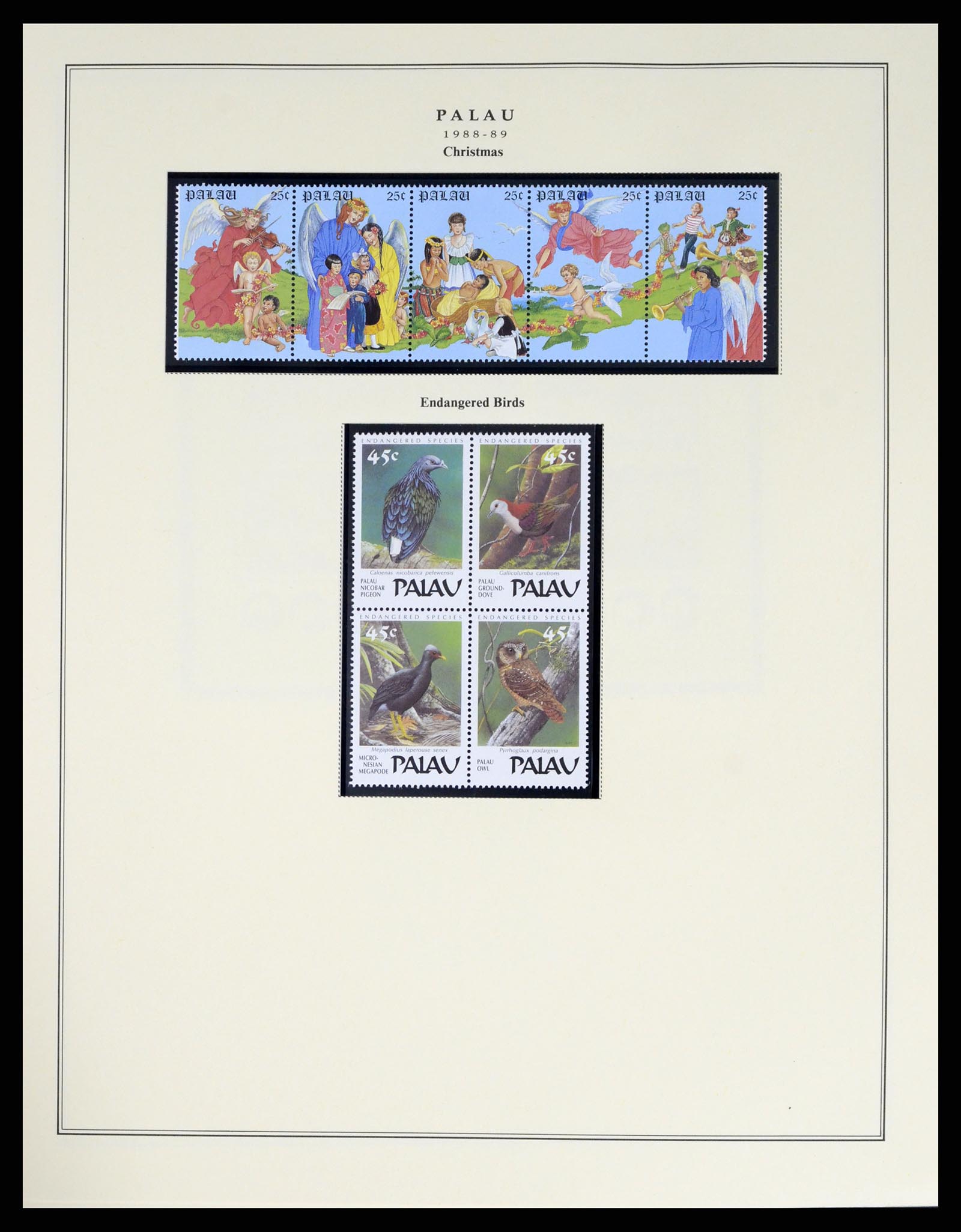 37811 021 - Postzegelverzameling 37811 Palau 1983-2005.
