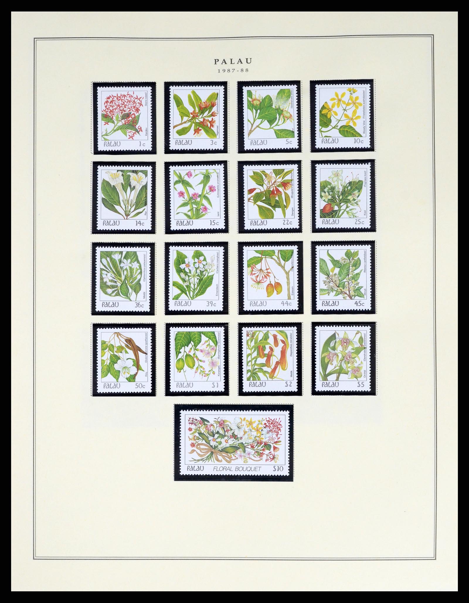 37811 026 - Postzegelverzameling 37811 Palau 1983-2005.