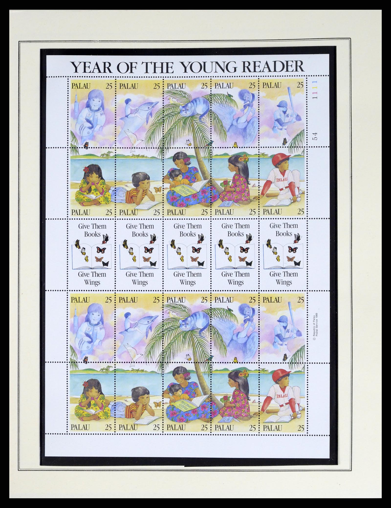 37811 028 - Postzegelverzameling 37811 Palau 1983-2005.