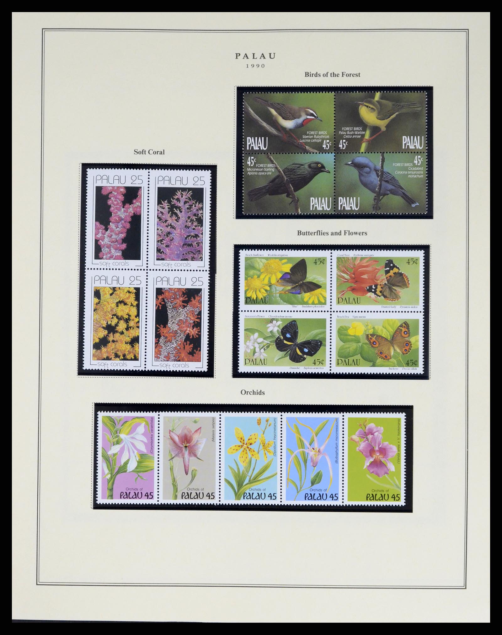 37811 031 - Postzegelverzameling 37811 Palau 1983-2005.