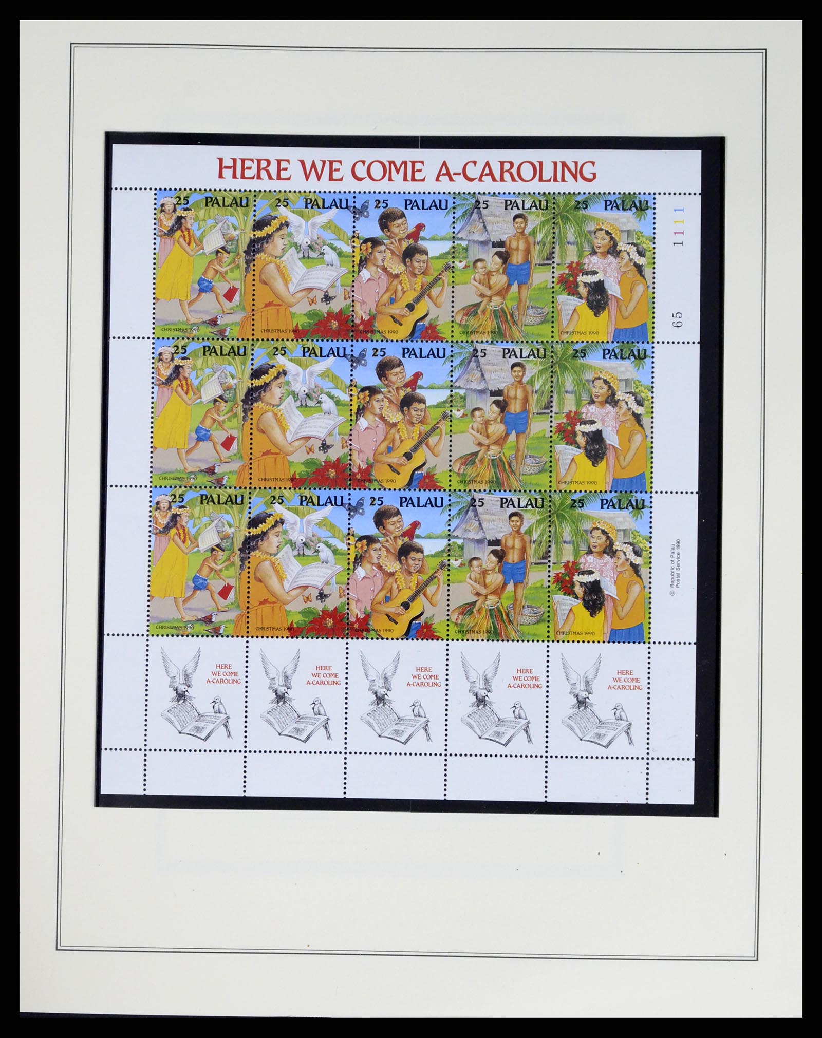 37811 035 - Postzegelverzameling 37811 Palau 1983-2005.